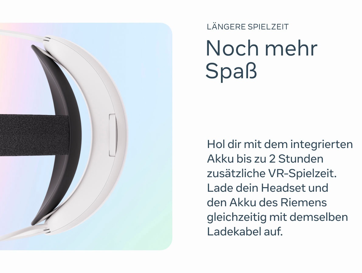 Meta Headset-Halterung »Quest 3 Elite-Riemen mit Akku (Elite Strap with Battery)«