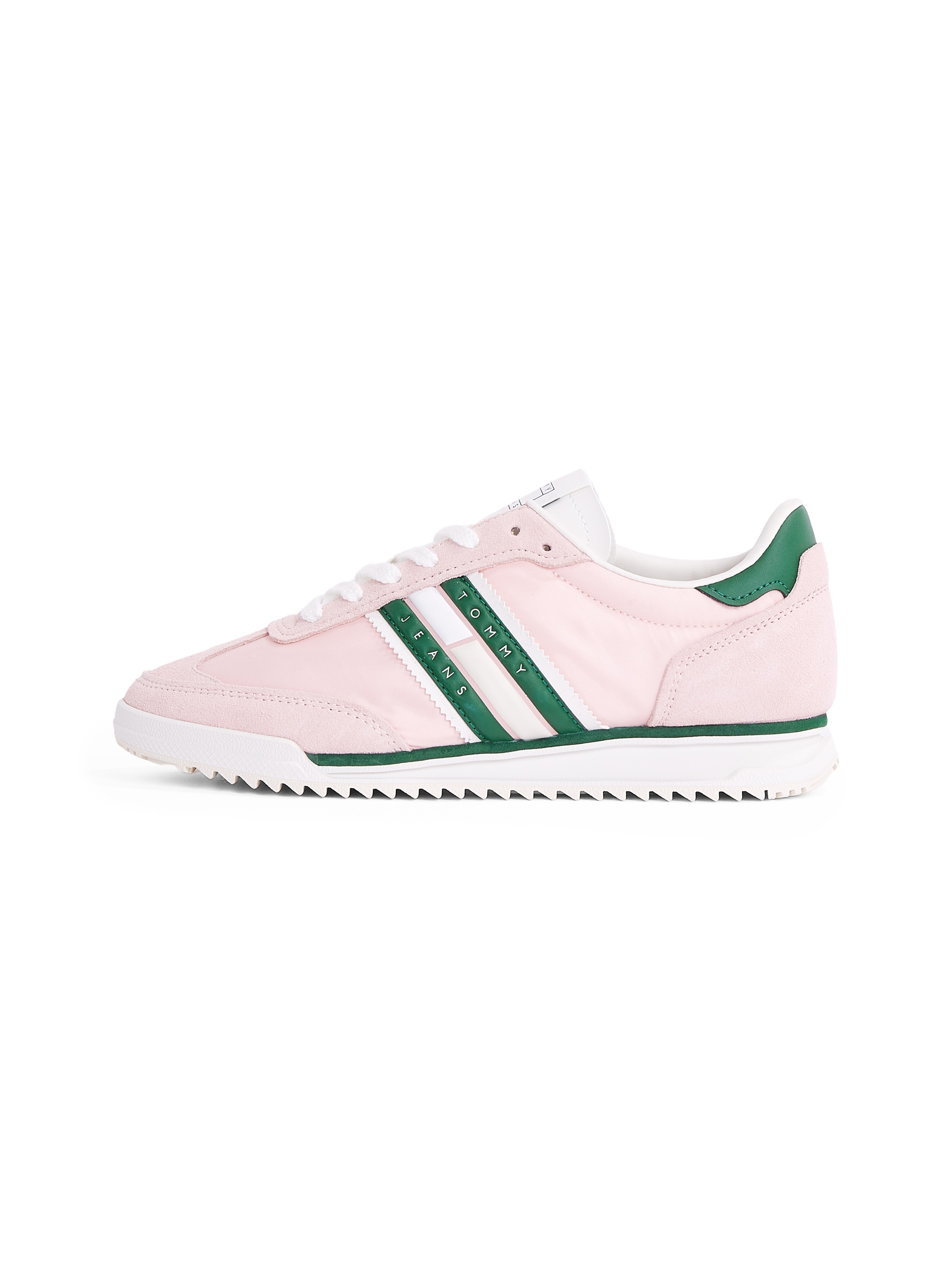 Tommy Jeans Keilsneaker »TJW RETRO RUNNER CLEATED«, Freizeitschuh, Halbschuh, Schnürschuh mit Logoschriftzug