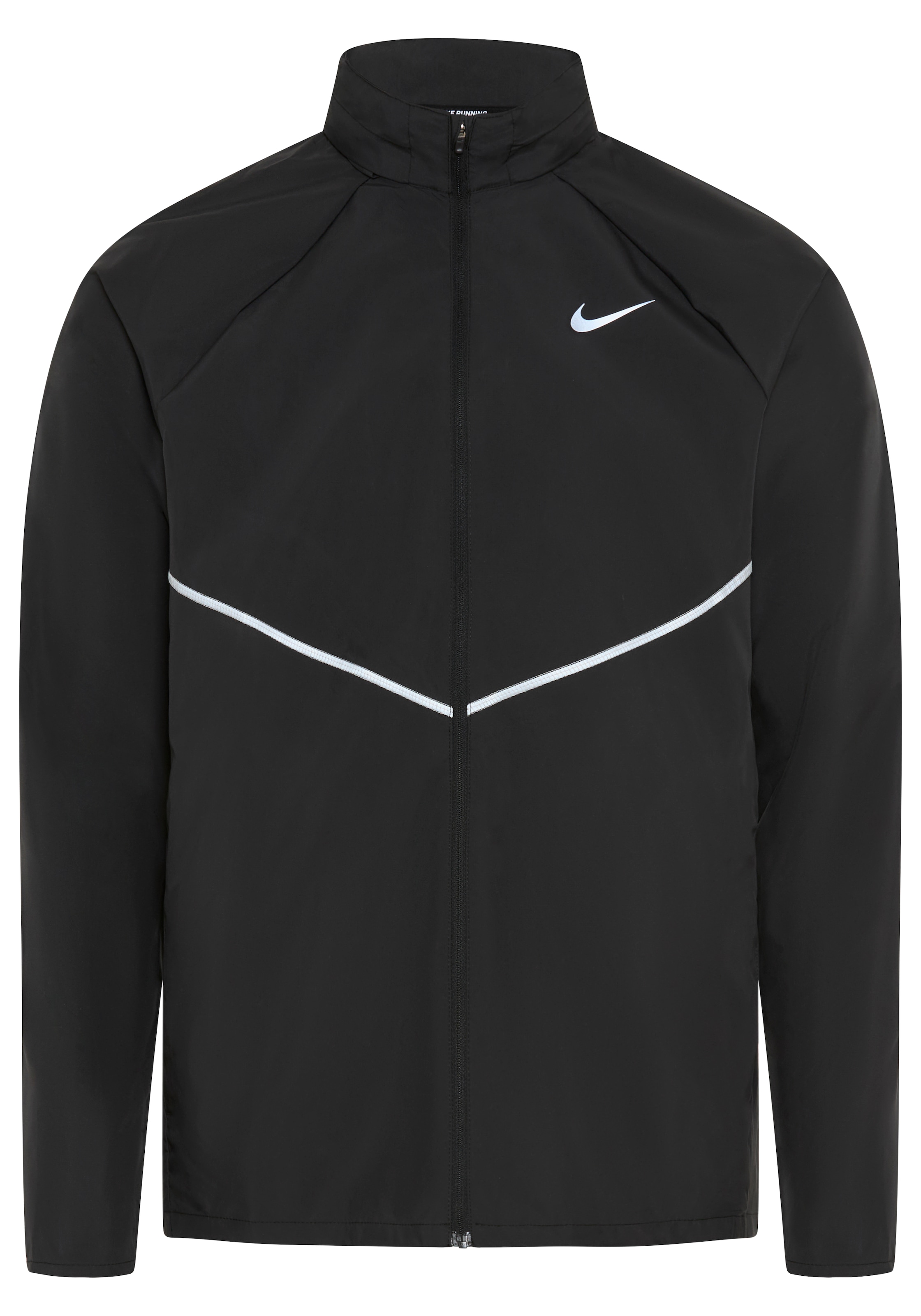 Nike Laufjacke »M NK UV RPL MILER JKT« mit Reißverschluss, atmungsaktiv, wasserabweisend, windabweisend