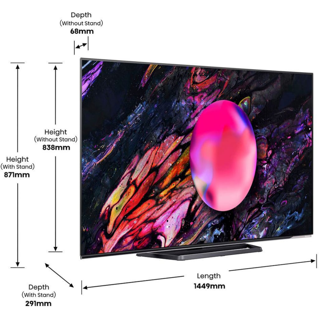 Hisense LED-Fernseher »65A85K«, 164 cm/65 Zoll, 4K Ultra HD, Smart-TV