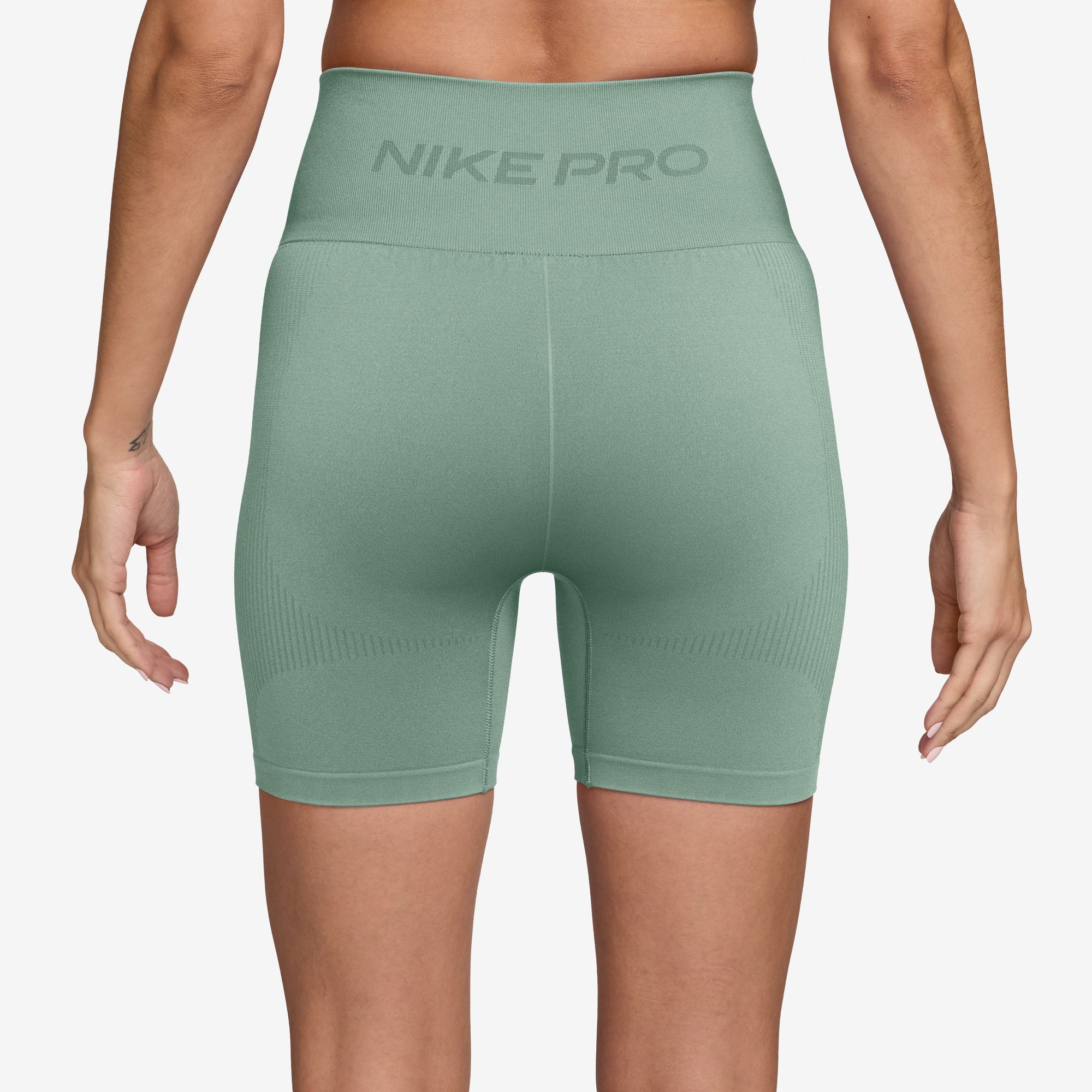 Nike Trainingstights »Nike Pro Seamless Women's Dri-FIT High-Waisted 5" Biker Shorts«  nahtloses Design, hoher Bund