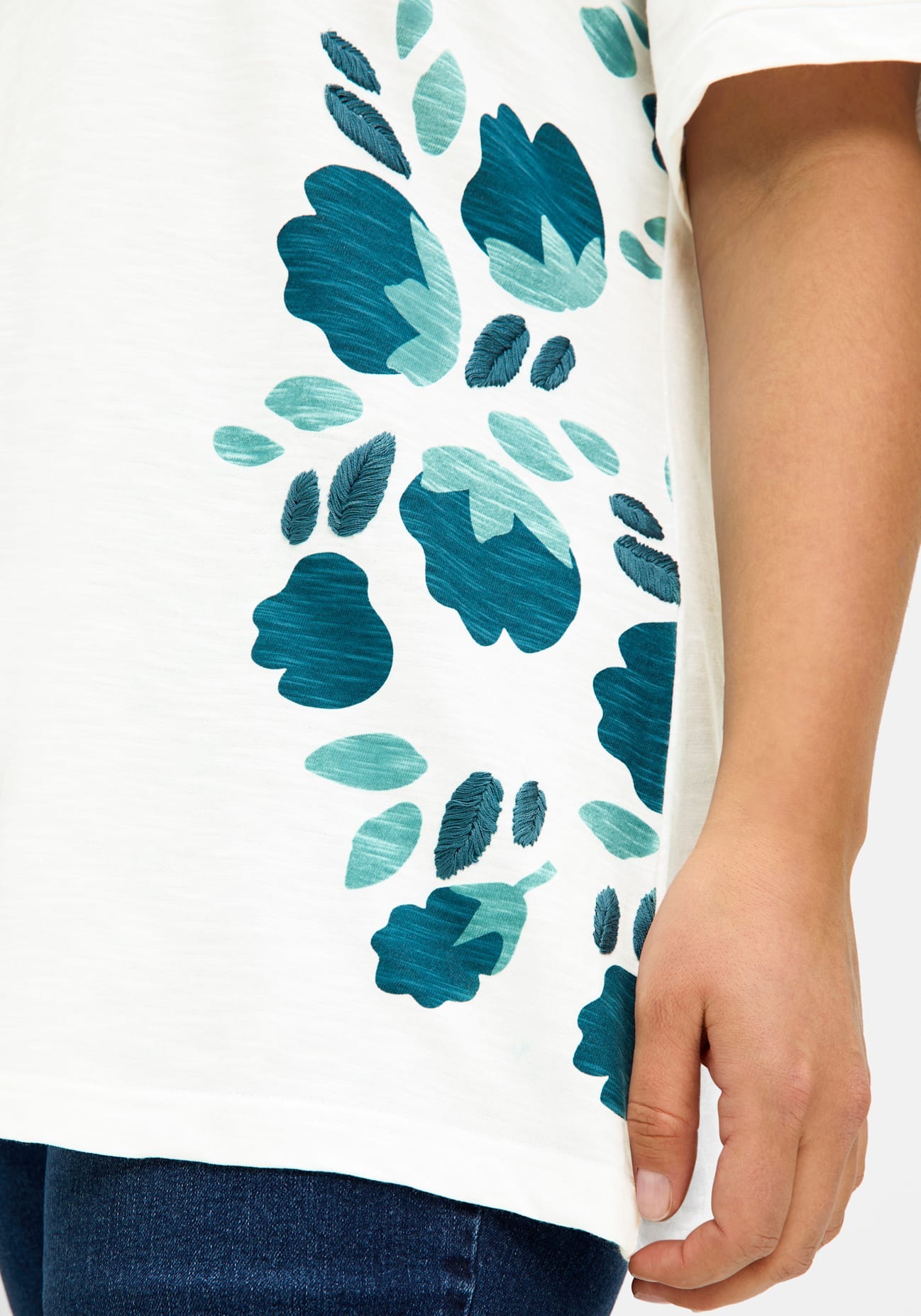 Sheego T-Shirt »T-Shirt«, (1 tlg.)
