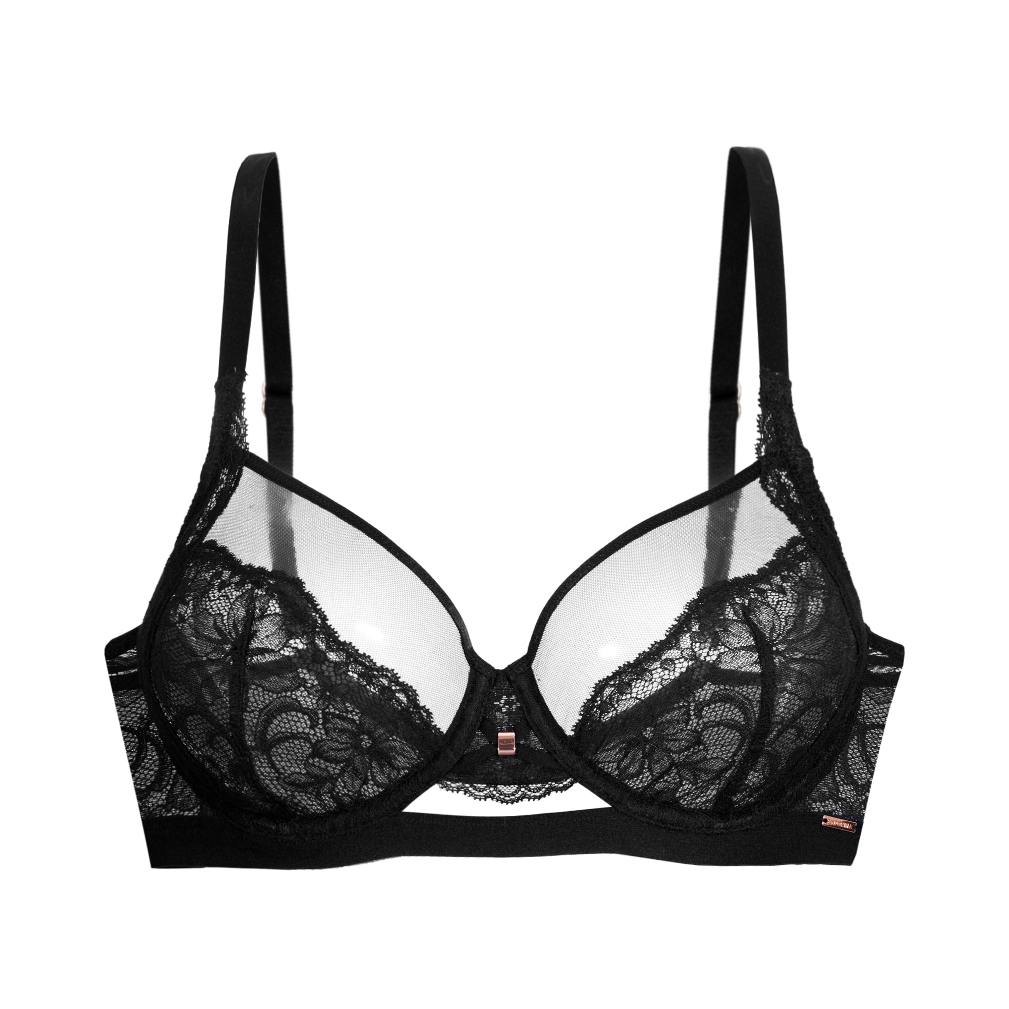 Dorina Bügel-BH »JEMMA« feminin, nicht gefüttert, elastisch, florale Spitze