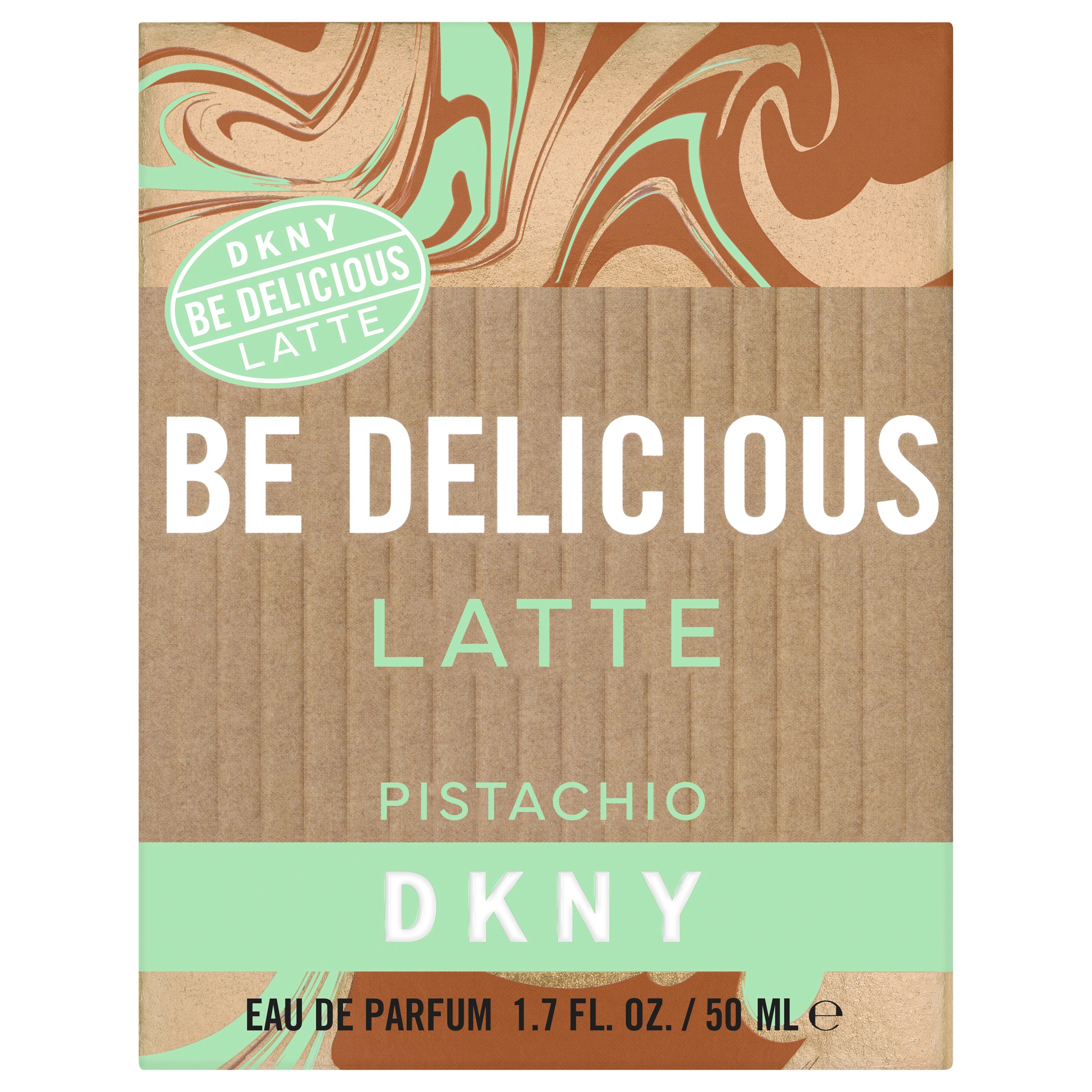 DKNY Eau de Parfum »BE DELICIOUS PISTACHIO LATTE EDP« floriental-gourmand Duftcharakter, mit Pistazie, Bergamotte und Orange