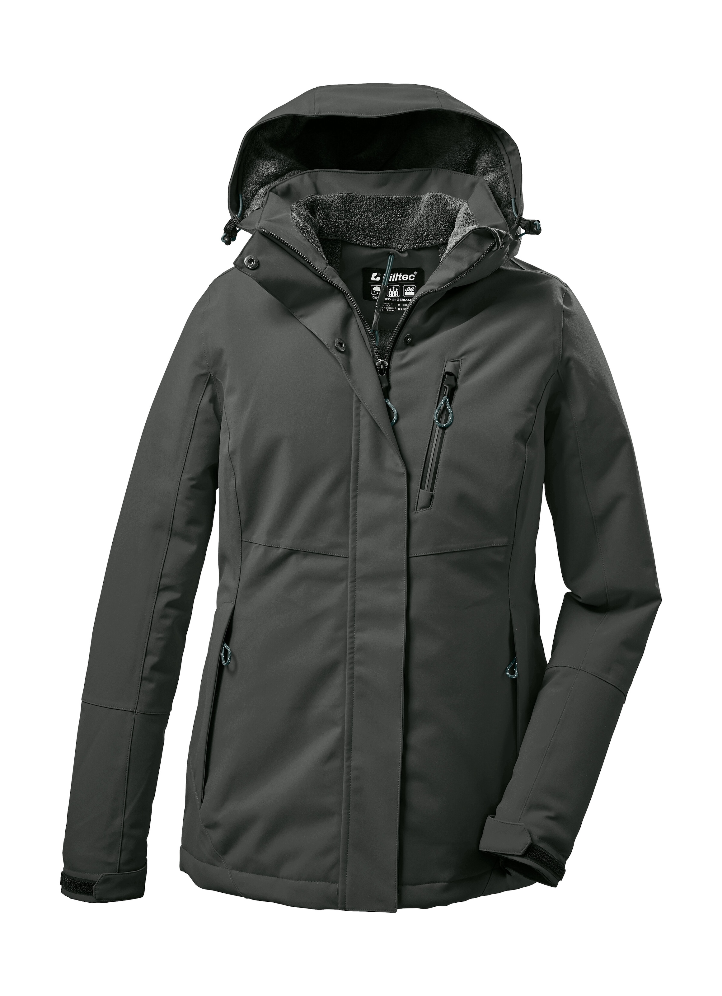 Killtec Outdoorjacke »KOW 140 WMN JCKT« Wasserdichte Damenjacke, atmungsaktiv, abnehmbare Kapuze