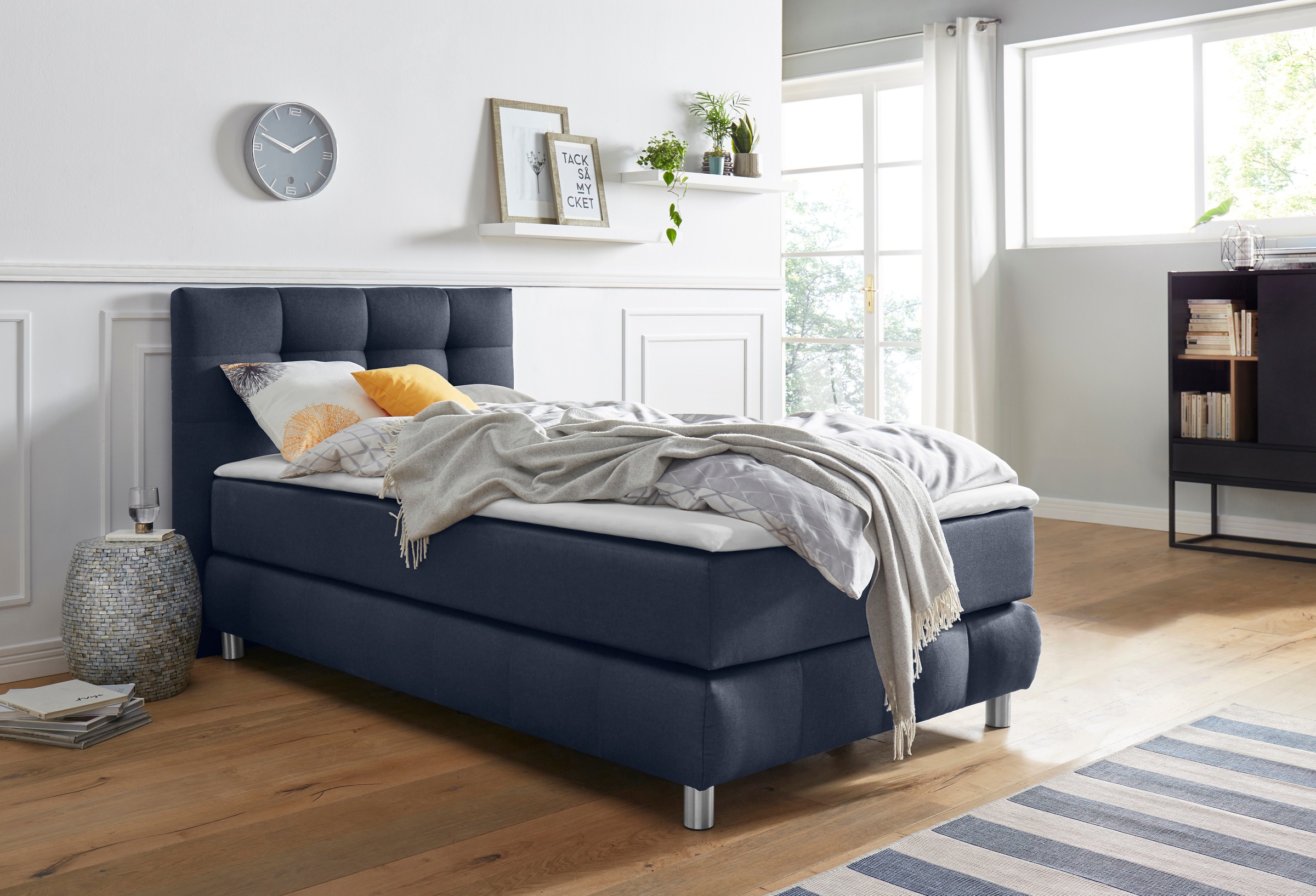Home affaire Boxspringbett »Salo« incl. Topper, 6 Breiten, 2 Härtegrade, TFK auch in Härtegrad 4