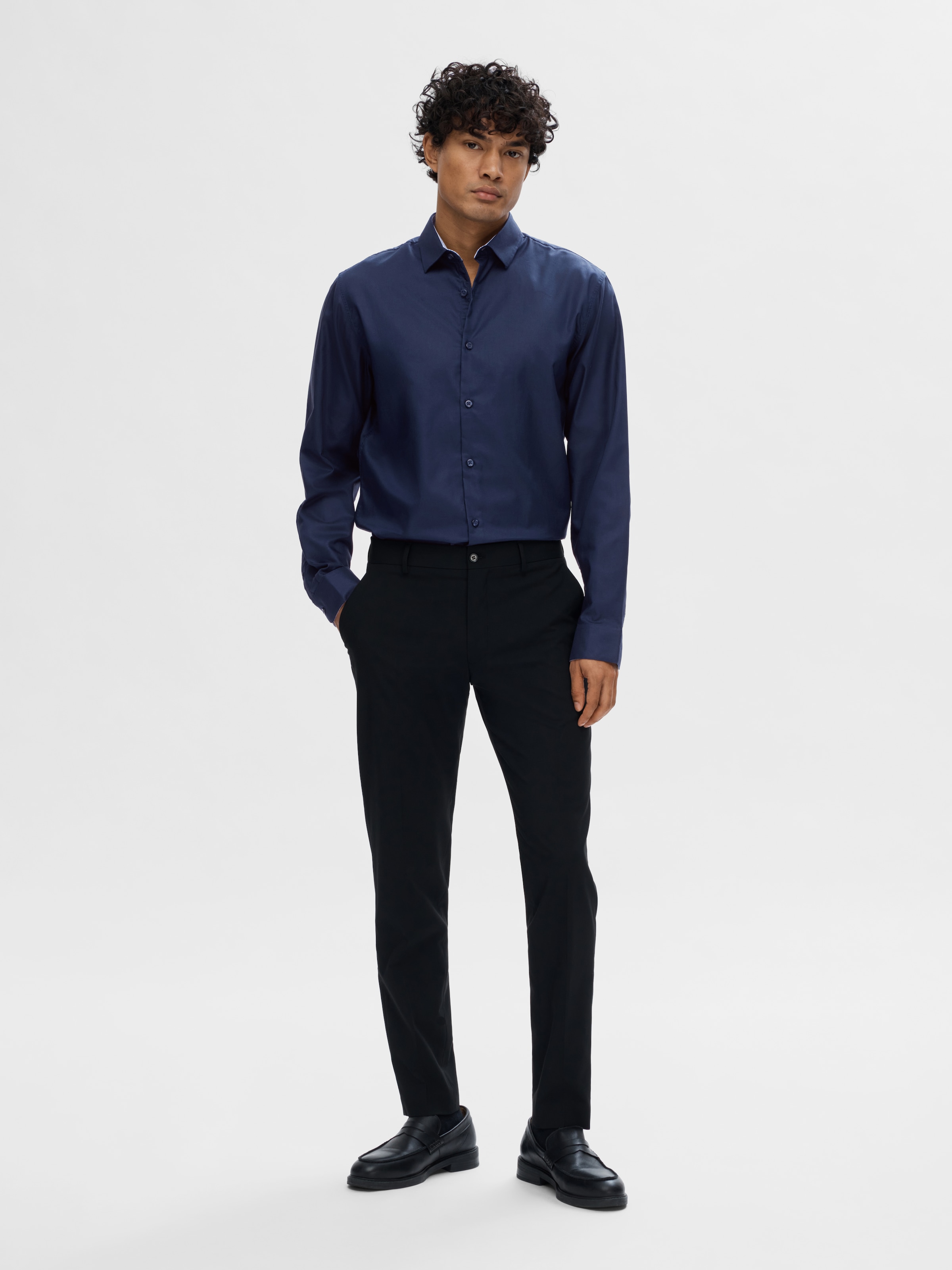 SELECTED HOMME Langarmhemd »SLHSLIMZARK LS SHIRT«
