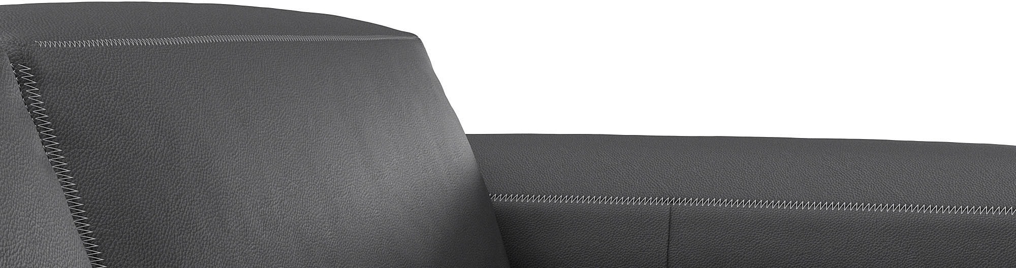 FLEXLUX Ecksofa »Lucera bequem und komfortabel durch hochwertigen Sitzaufbau, L.Form«, modern & anschmiegsam, Kaltschaum, Stahl-Wellenunterfederung