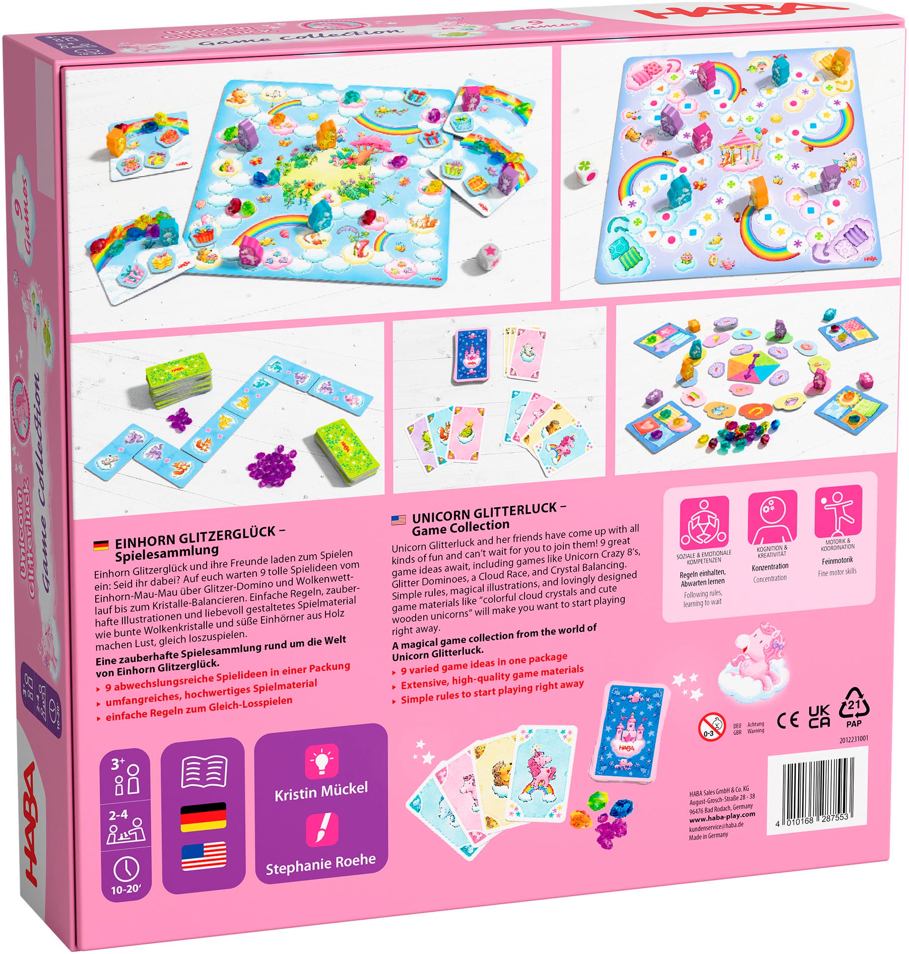 Haba Spielesammlung »Einhorn Glitzerglück Spielesammlung«