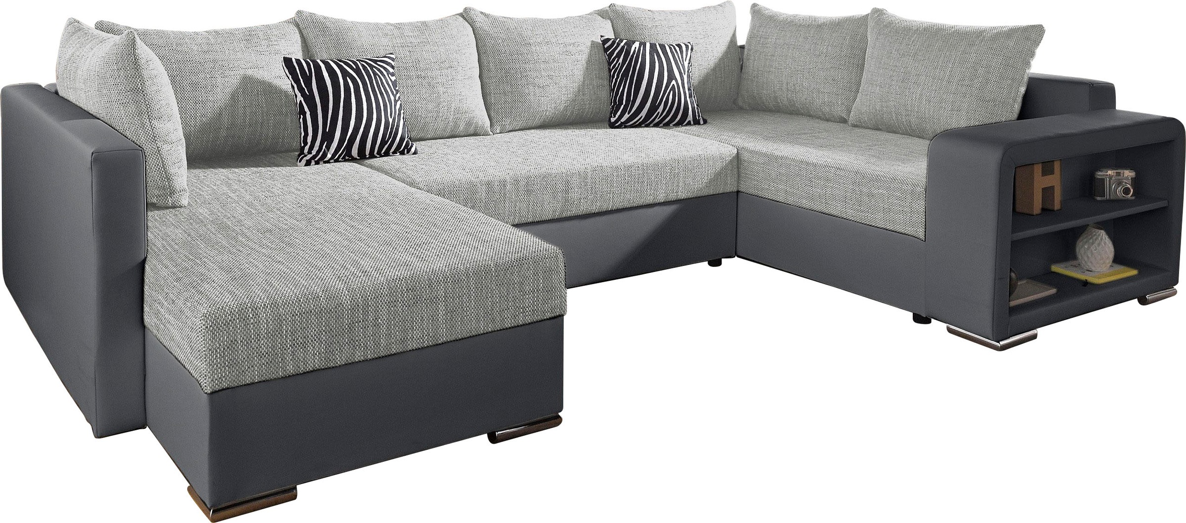 COLLECTION AB Wohnlandschaft »John U-Form«, mit Bettfunktion, wahlweise mit Federkern