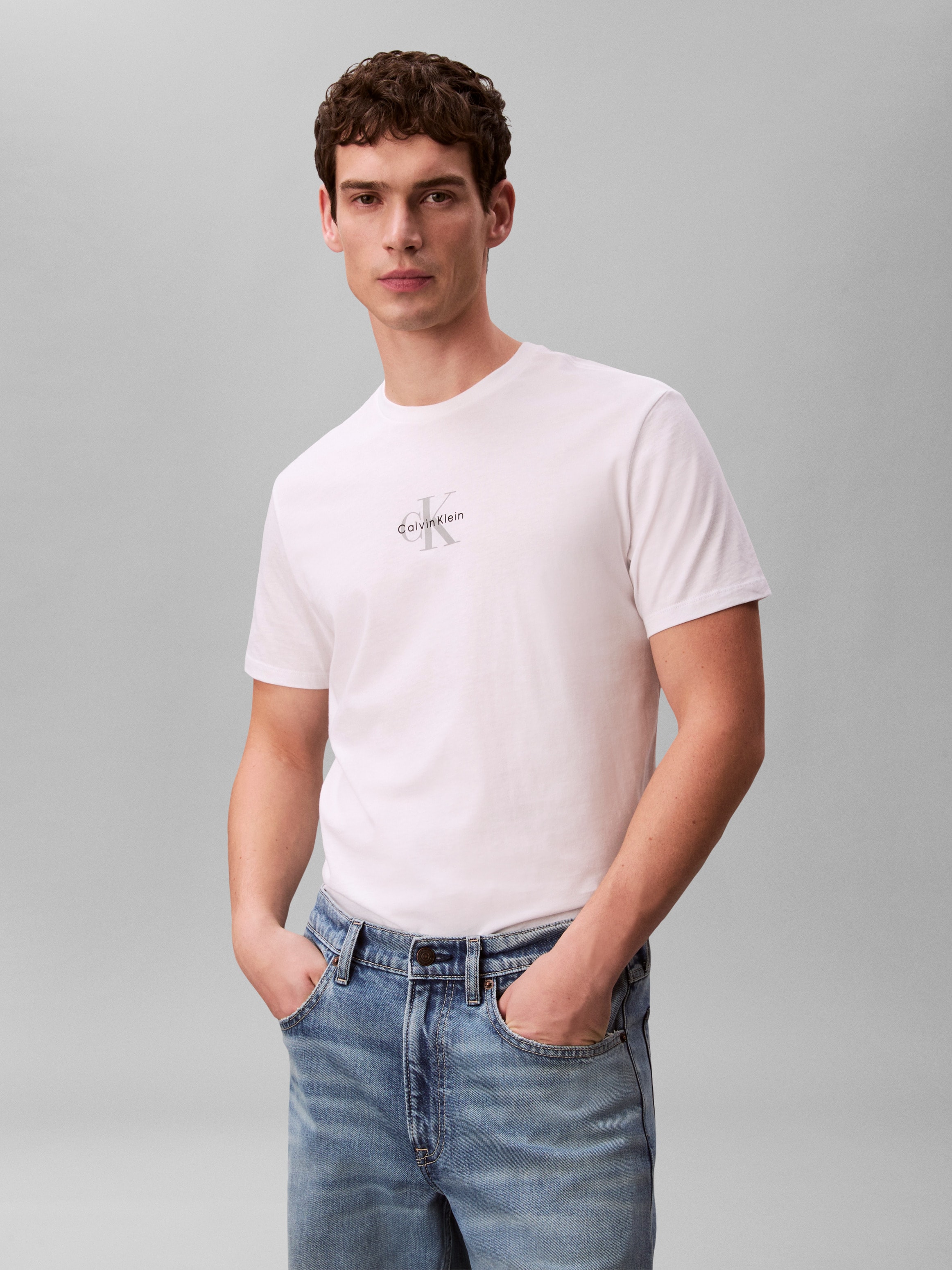 Calvin Klein Jeans T-Shirt Regular fit mit Rundhalsausschnitt