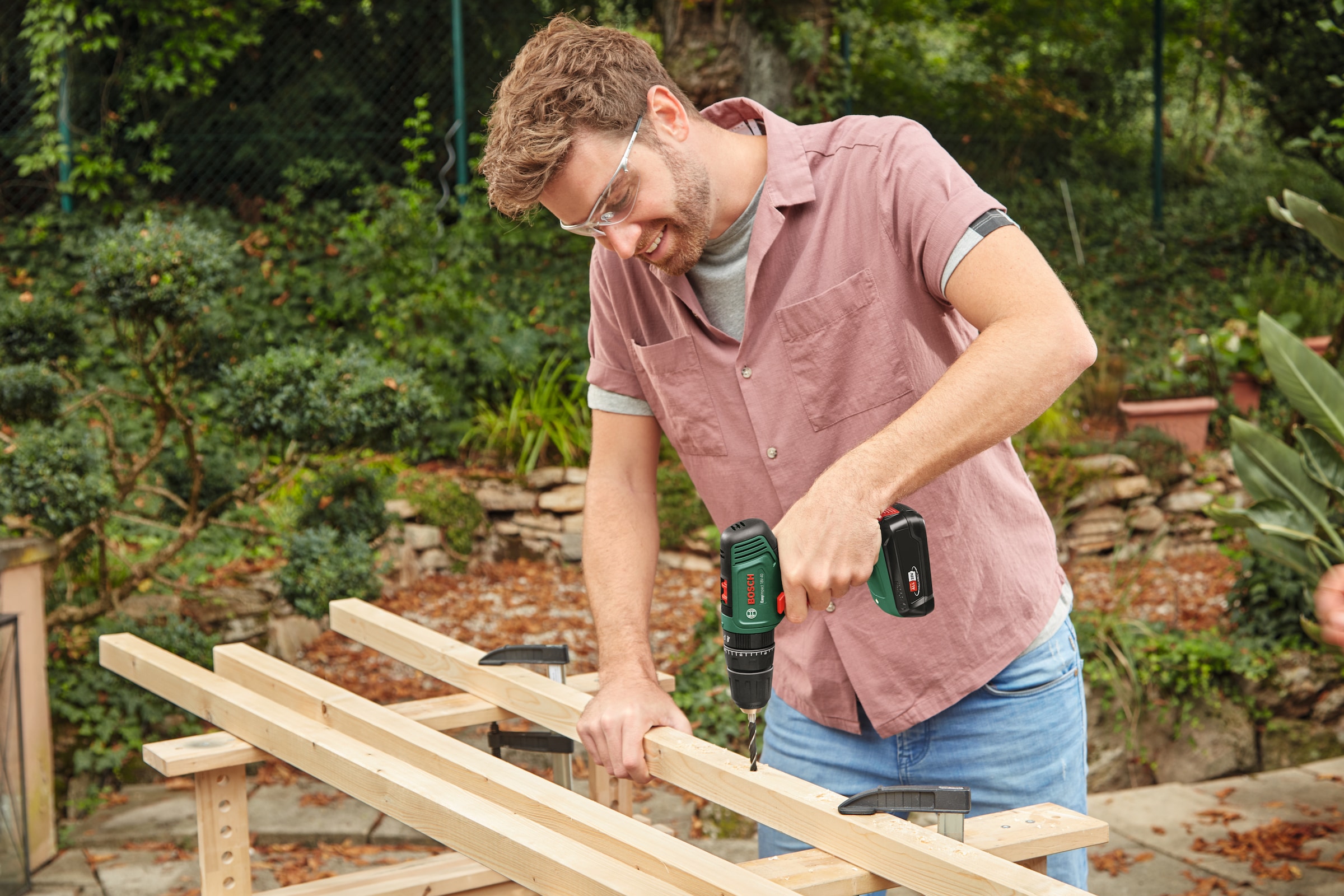 Bosch Home & Garden Akku-Schlagbohrschrauber »EasyImpact 18V-40«, Inkl. Koffer, mit Akku 18V/2Ah und Ladegerät