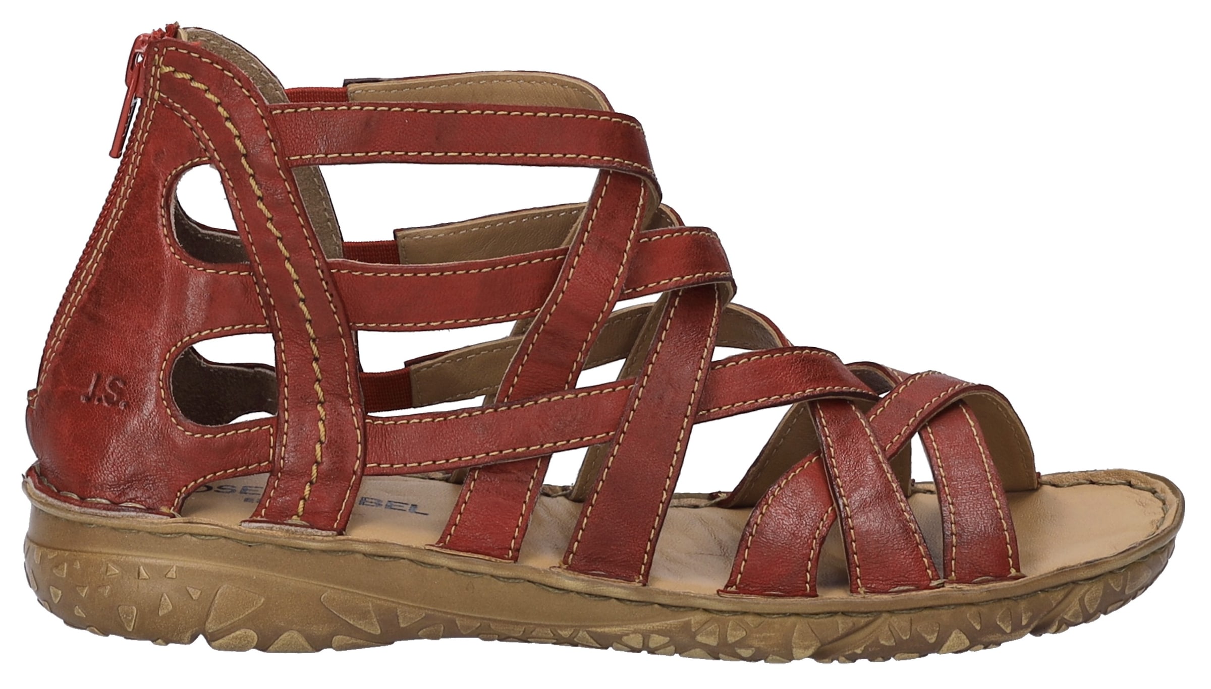 Josef Seibel Sandale »Ivy 06«, Römdersandale, Sandalette, Riemchensandale mit Reißverschluss