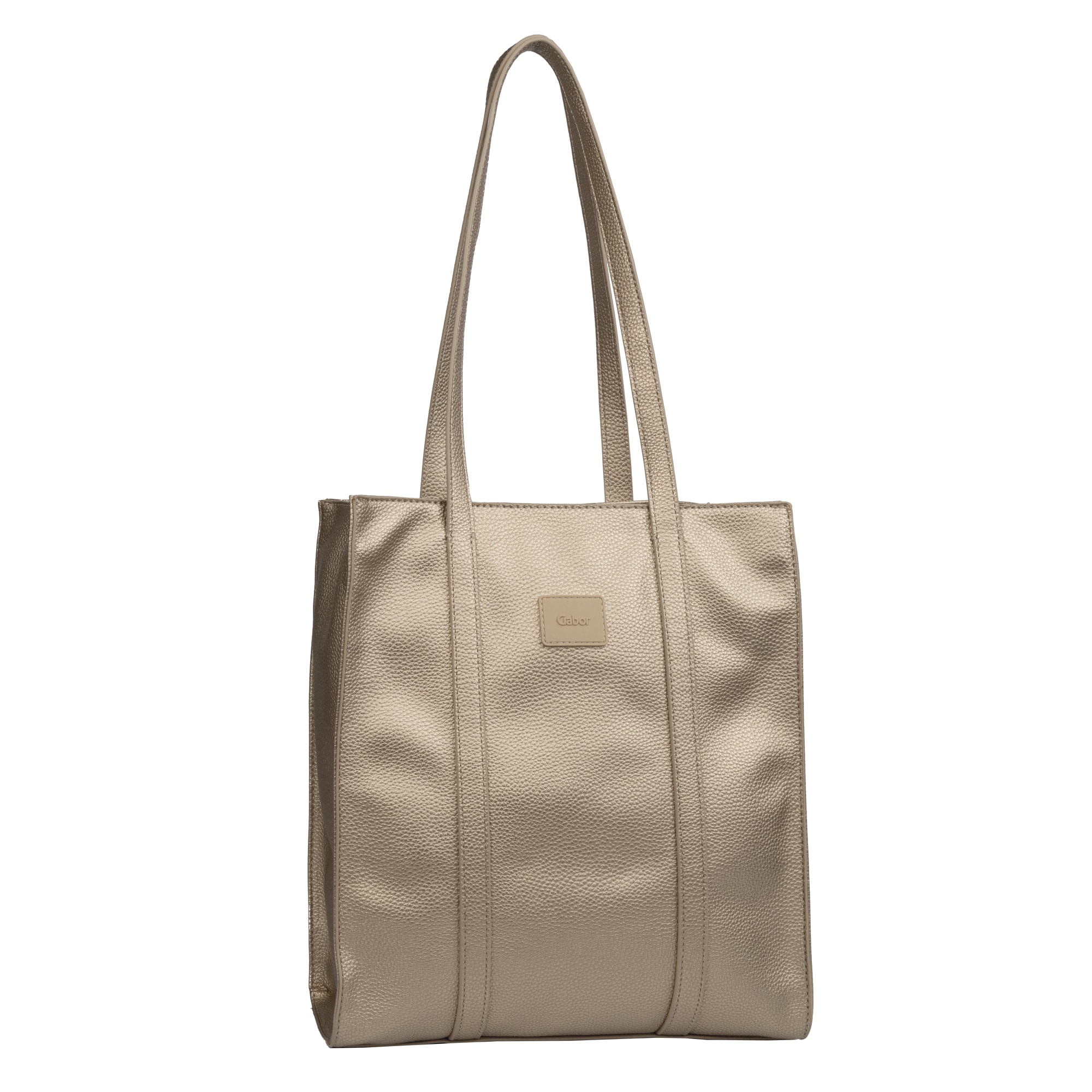Gabor Shopper »Elfie«, aus fein genarbtem, glattem Kunstleder und mit einem Logo Rubber Patch