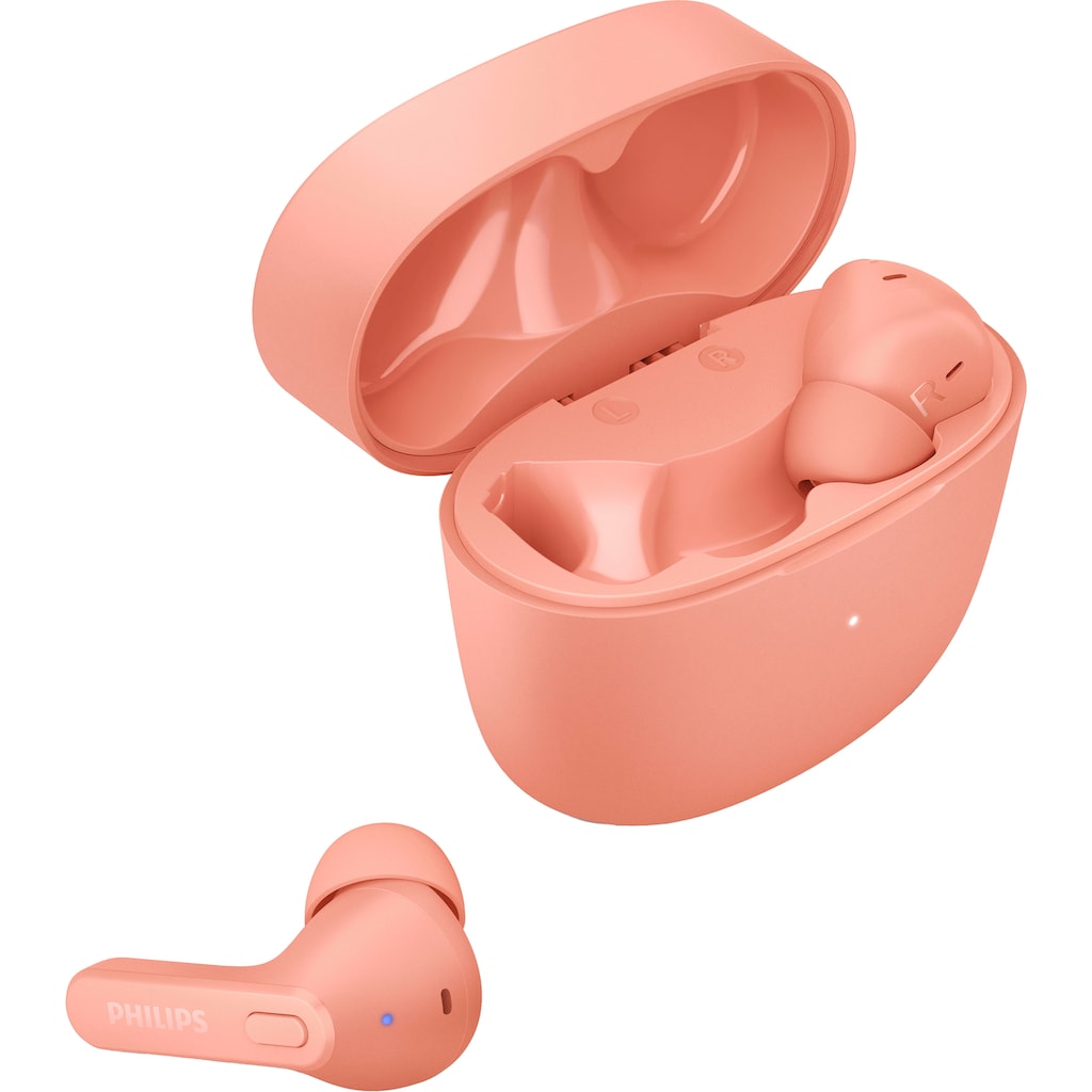 Philips wireless In-Ear-Kopfhörer »TAT2206«, Bluetooth-A2DP Bluetooth-AVRCP Bluetooth-HSP, True Wireless-Multi-Point-Verbindung-Rauschunterdrückung-integrierte Steuerung für Anrufe und Musik