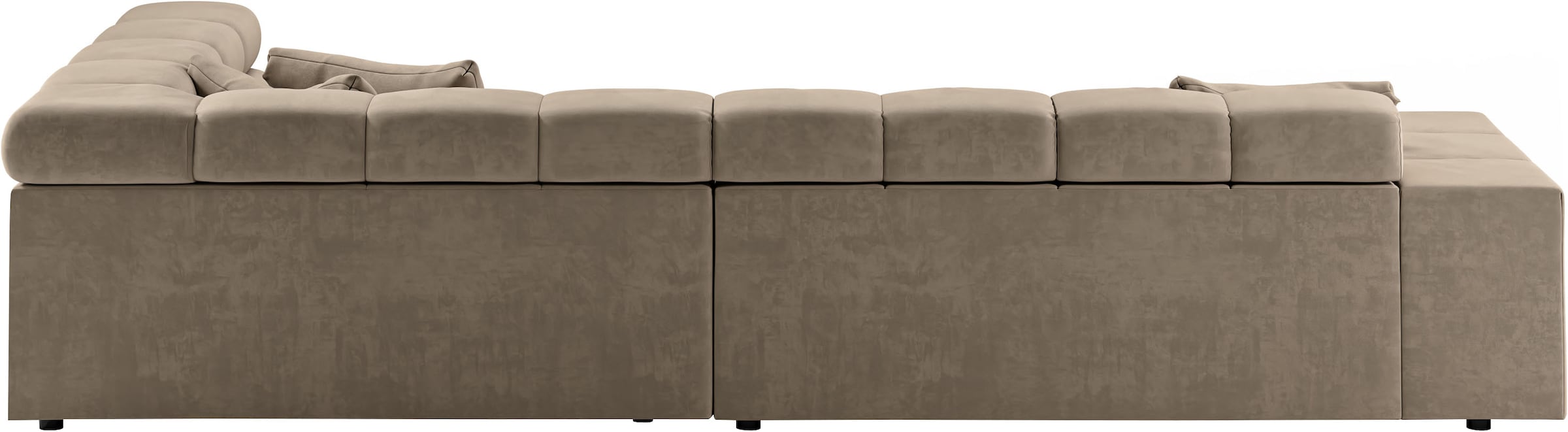 INOSIGN Ecksofa »Ancona incl. Kopfteilverstellung, OTTOs Choice, Breite 319cm, L-Form«, wahlweise motorische Sitztiefenverstellung, auch in Cord + Easy Care