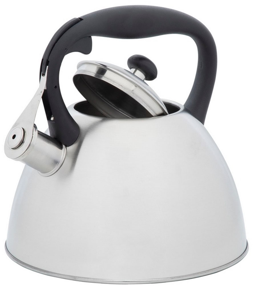 RESTO Kitchenware Wasserkessel »Gemini, Flötenkessel 3 l mit wärmespeicherndem Boden im Geschenkkarton« 1 Stk. tlg. Edelstahl