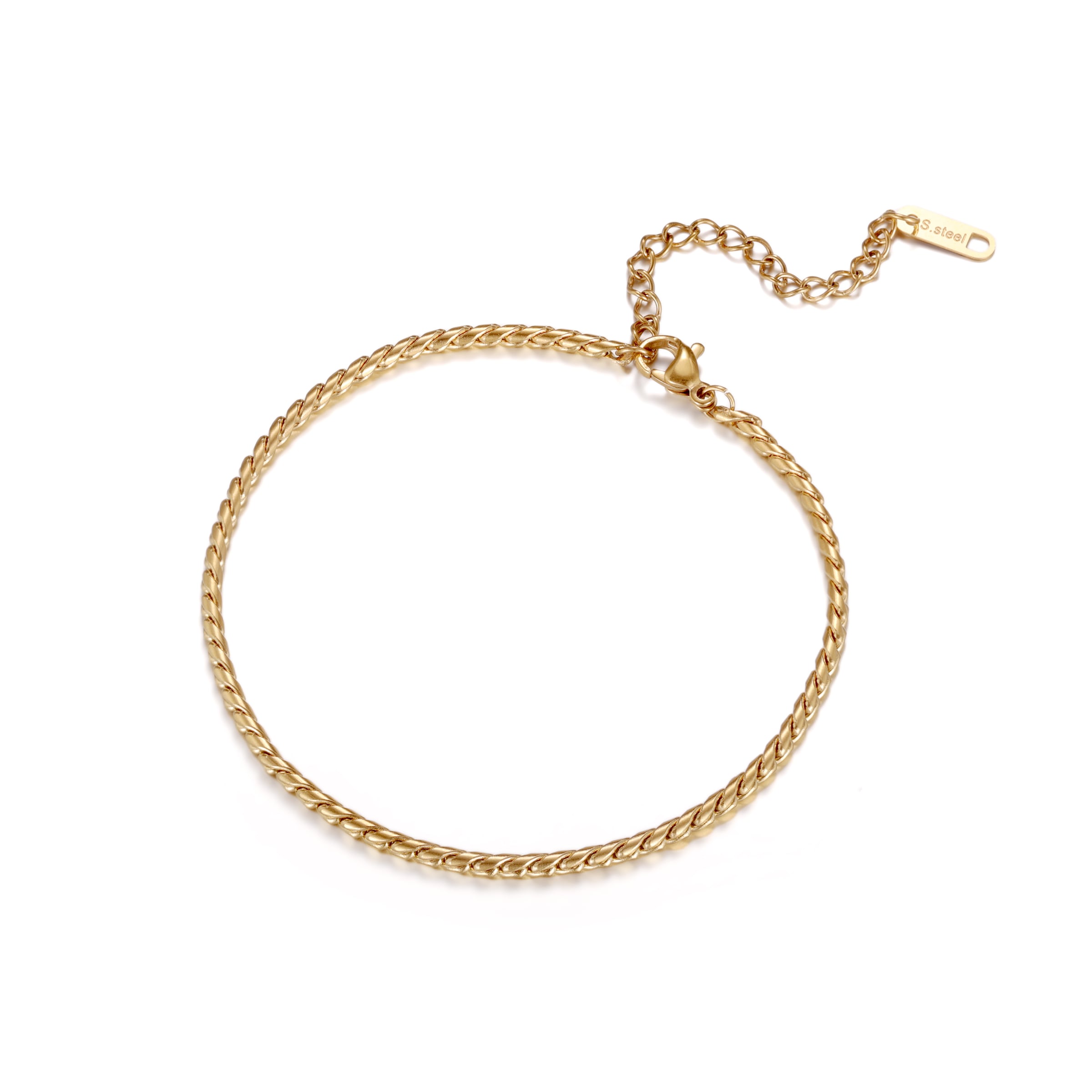 Firetti Armband »Schmuck Geschenk Edelstahl Armschmuck Drehkettenglieder Twisted«