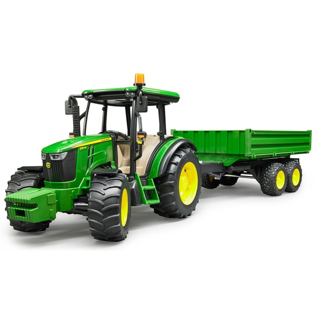 Bruder® Spielzeug-Traktor »John Deere 5115M mit Bordwandanhänger«