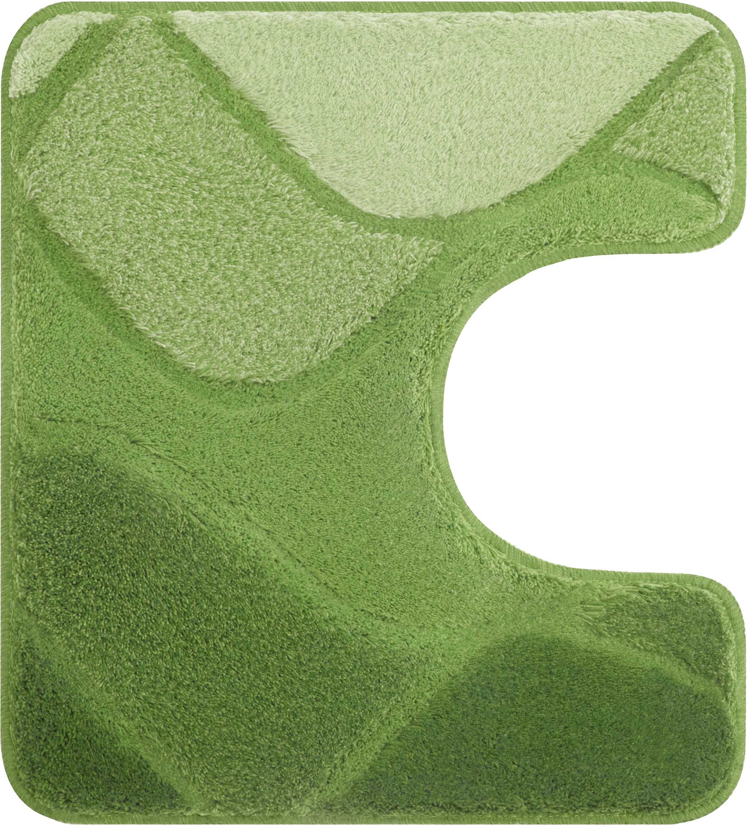 Kleine Wolke Badematte »Fiona« Höhe 20 mm rutschhemmend beschichtet fußbodenheizungsgeeignet Badteppich, modernes Wellen Design, Hoch-Tief Effekt, waschbar