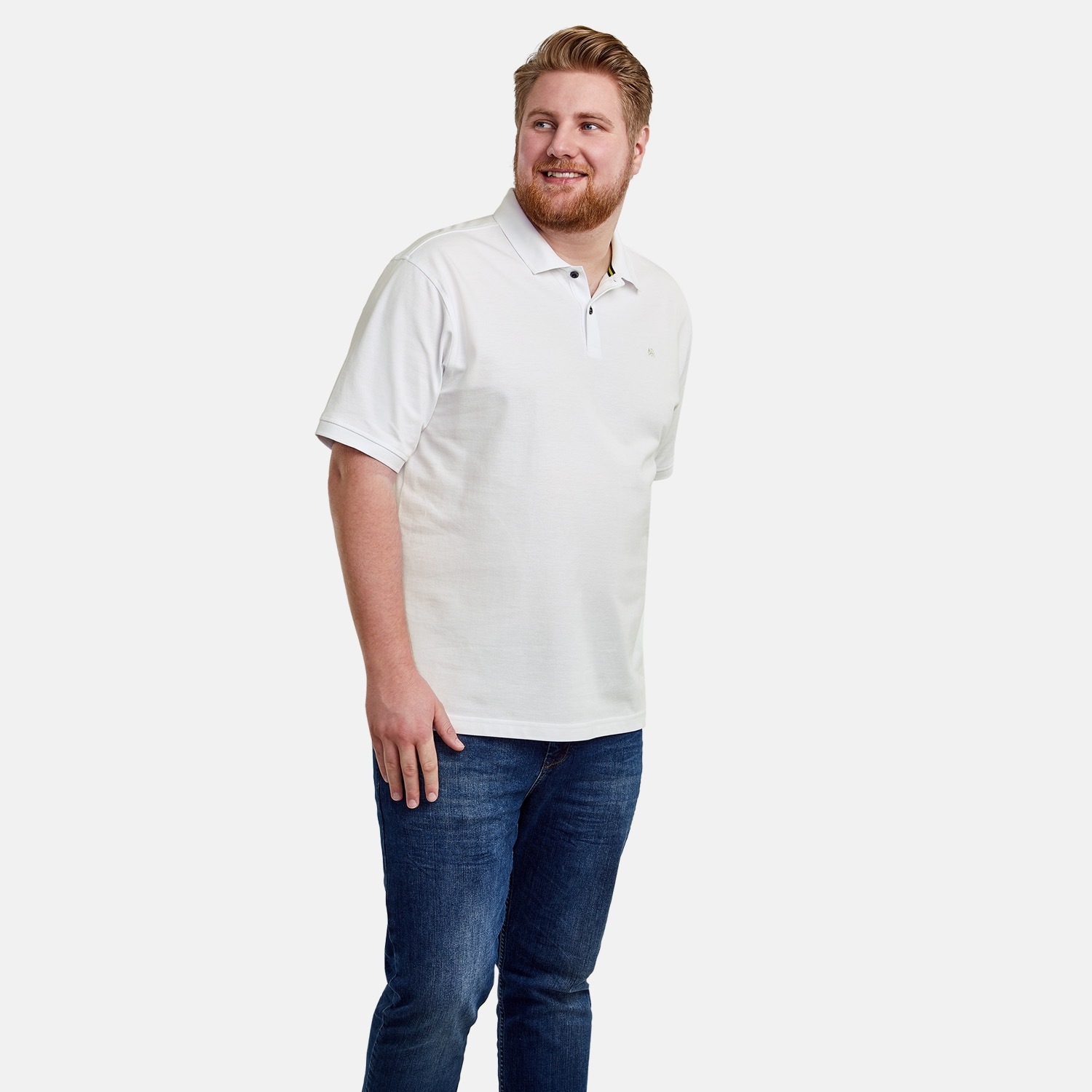 LERROS Poloshirt, unifarben in Großen Größen