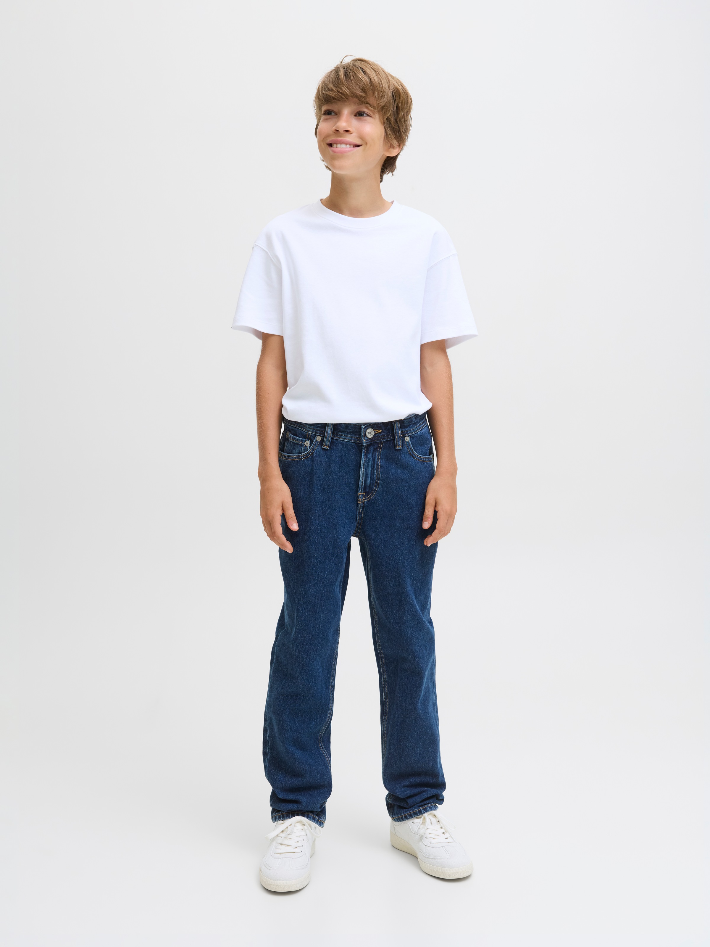 Jack & Jones Junior Regular-fit-Jeans »JJICLARK JJORIGINAL AKM 512 SN JNR«