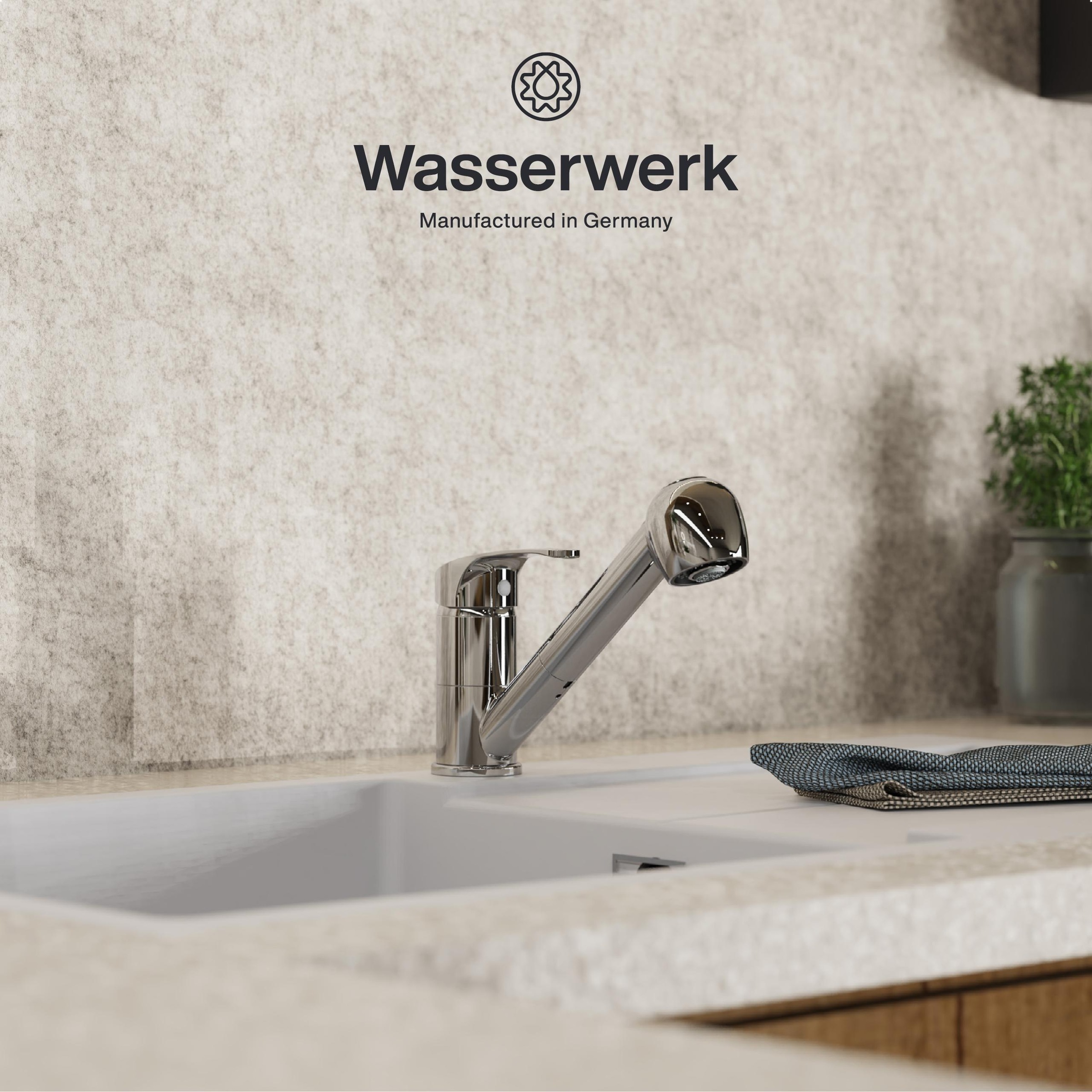 WASSERWERK Spültischarmatur »WK 7, Wasserhahn, Küche, Einhebelmischer«