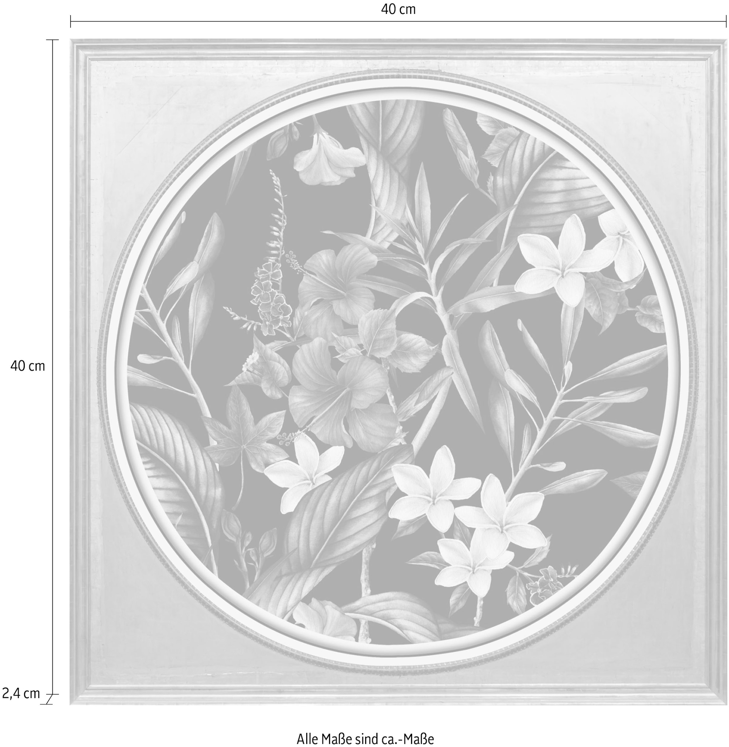 queence Acrylglasbild »Blumen« Blumenbilder | Gemälde | Kunst | Pflanzen | Pflanzenbilder Fine Art-Print in Galeriequalität