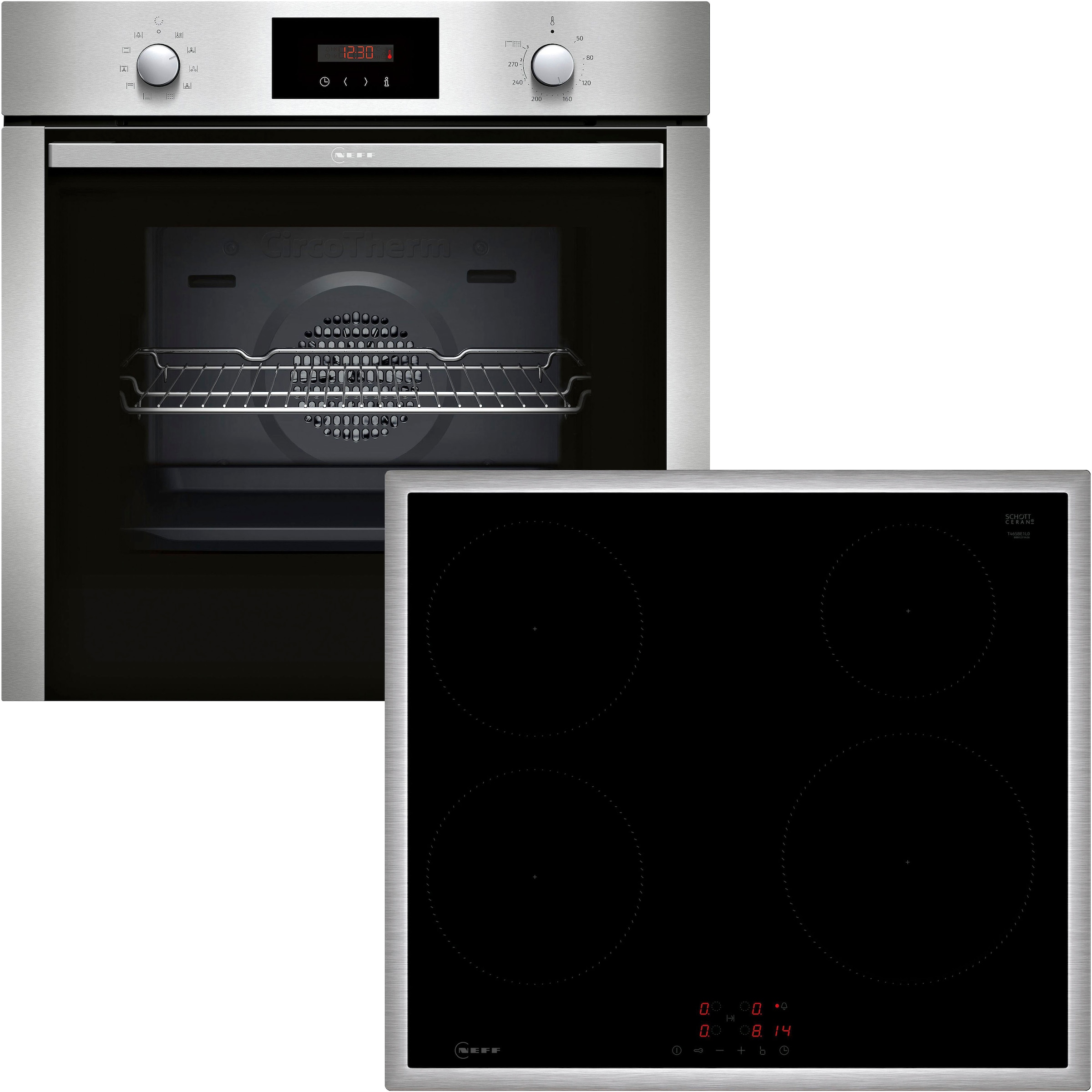 NEFF Backofen-Set »B2CCG6AN0«, Mit Teleskopauszug Nachrüstbar, Pyrolyse ...