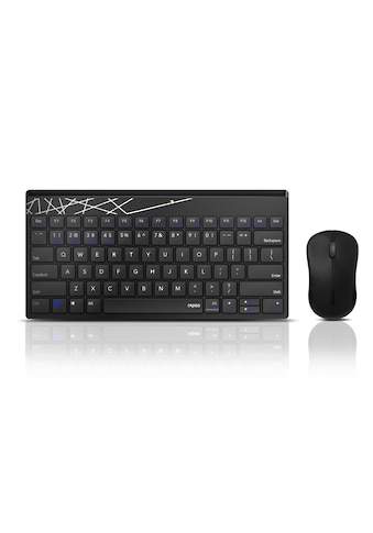 Tastatur- und Maus-Set »8000M kabelloses Tastatur-Maus-Set, Bluetooth, 2.4 GHz, 1300 DPI«