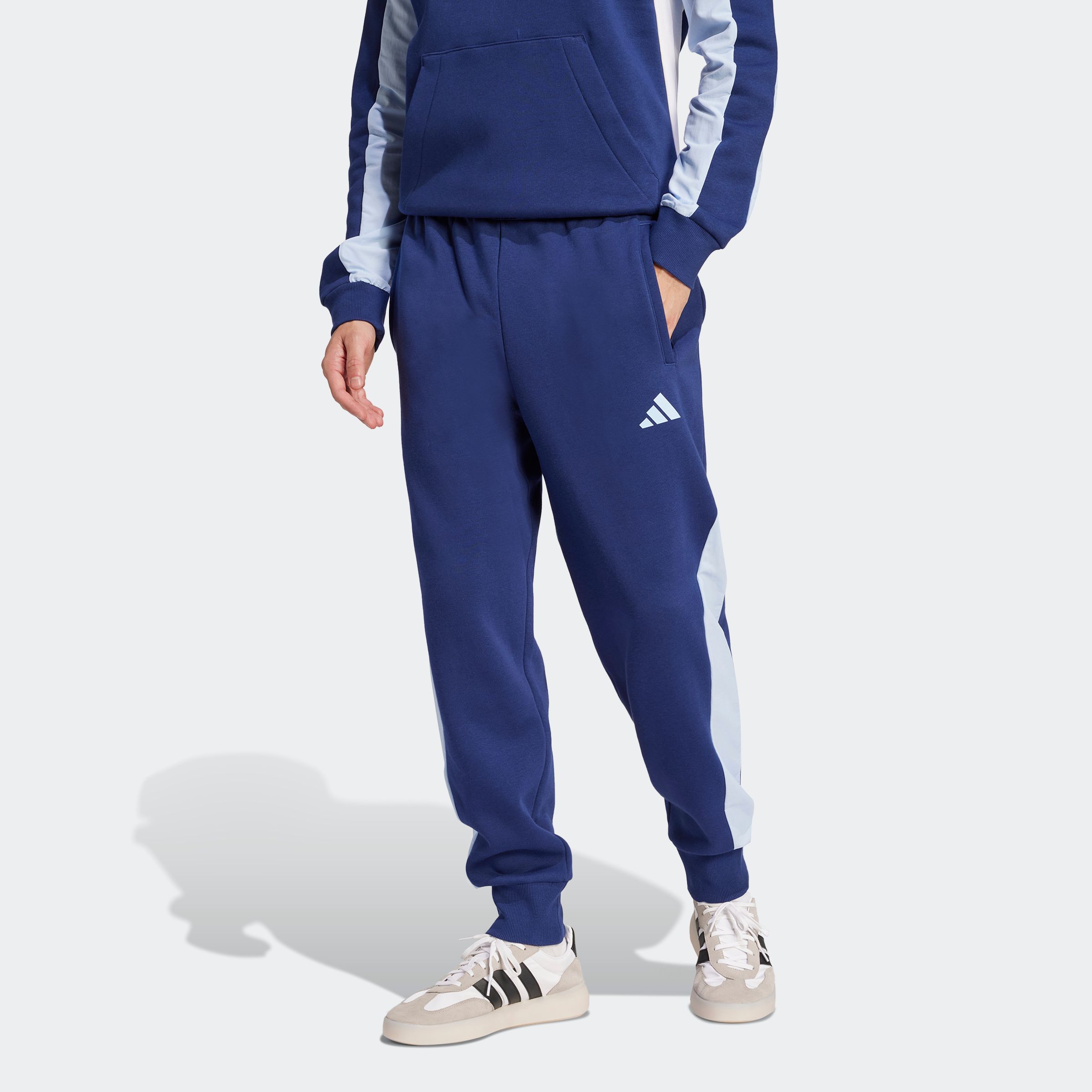 Adidas Sportswear Herren Sporthose »M ESS CB PT« Essentials Sporthose mit Retro Style in blau, Größe XL