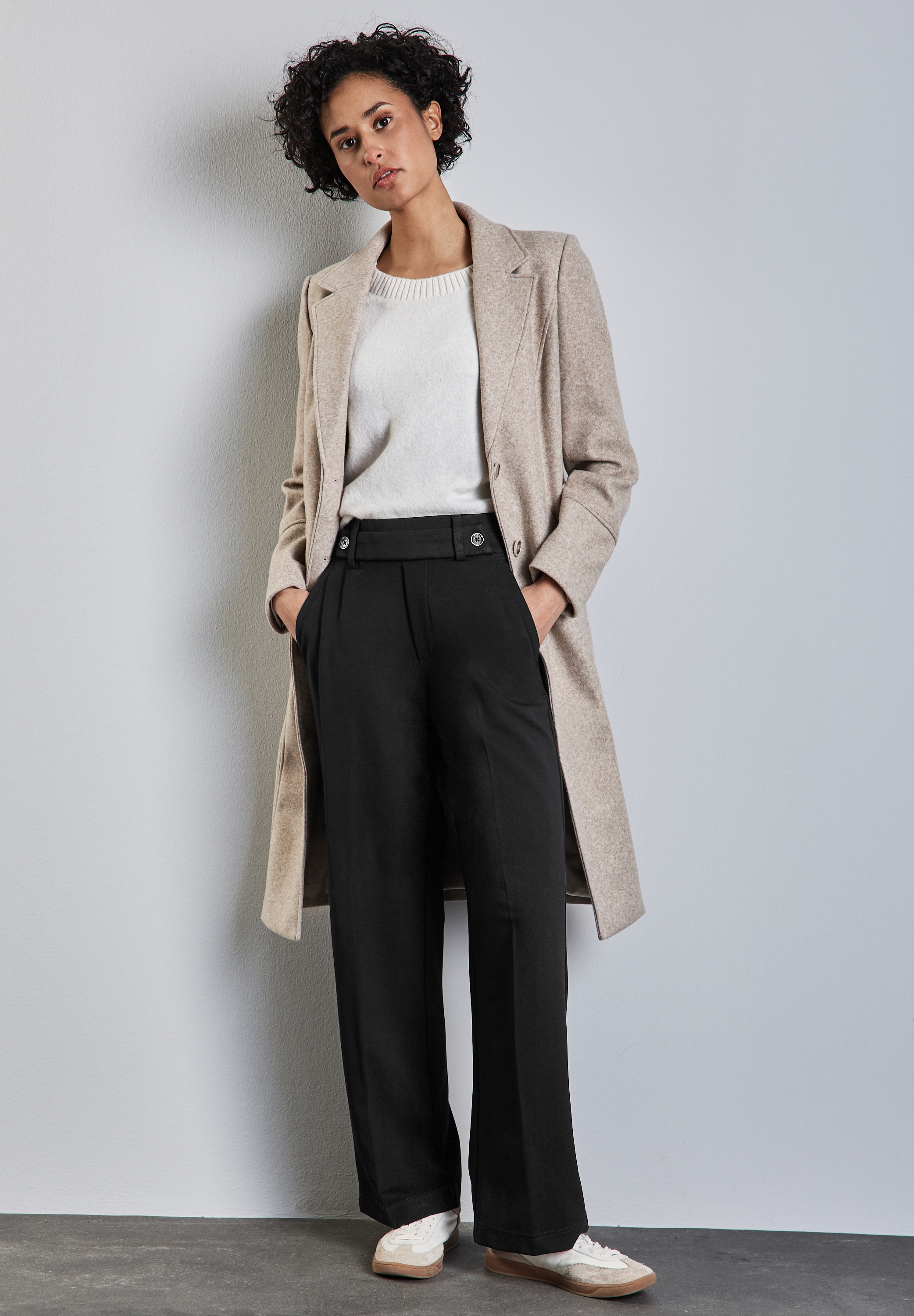 STREET ONE Bügelfaltenhose, mit Bügelfalten