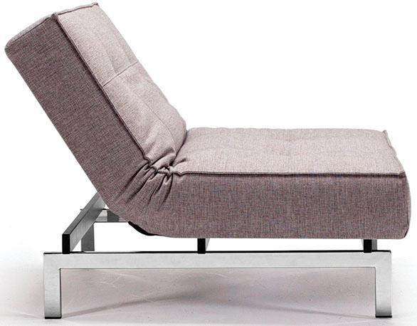 INNOVATION LIVING ™ Sessel »Splitback« mit chromglänzenden Beinen, in skandinavischen Design