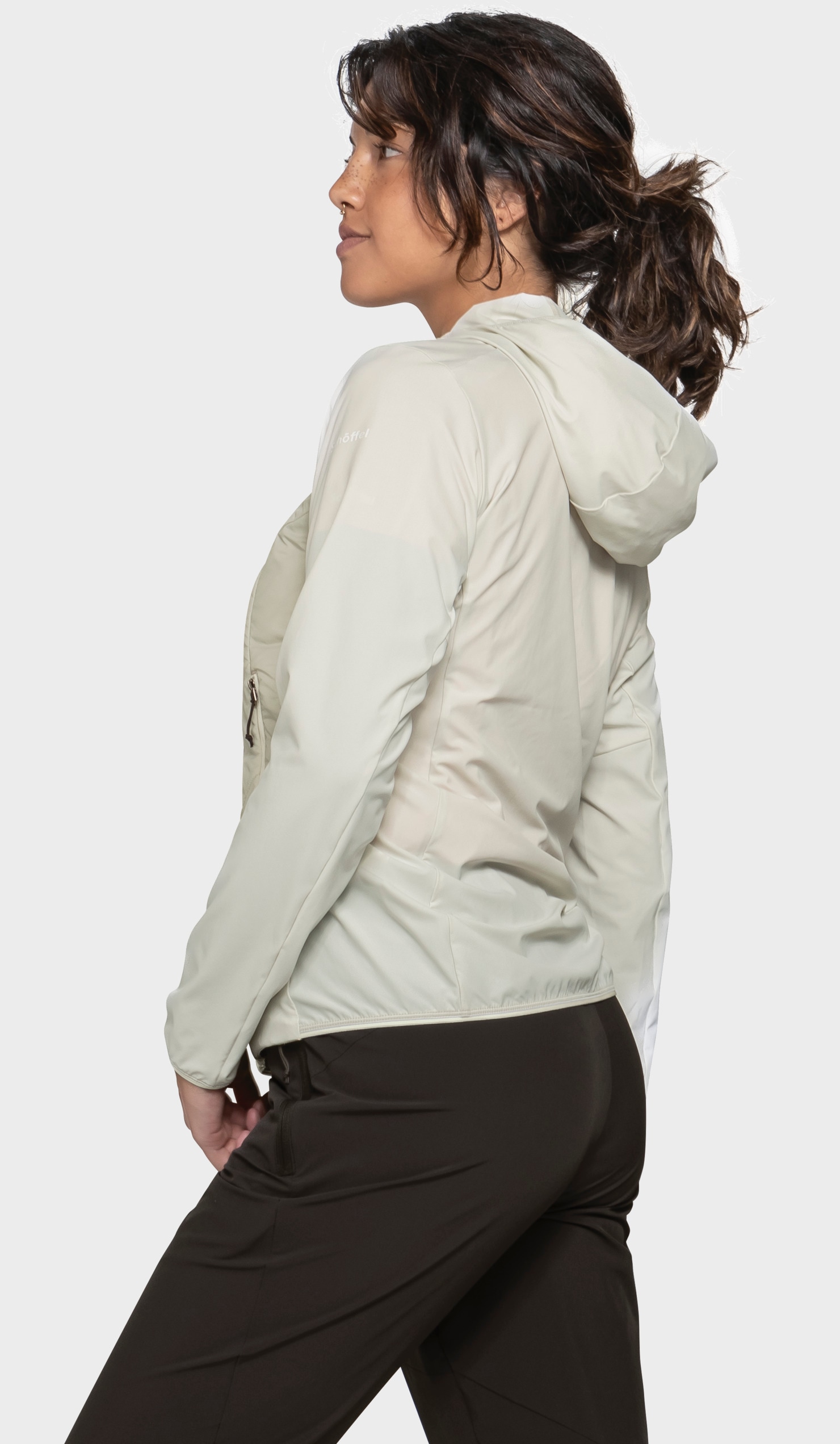 Schöffel Funktionsjacke »Hybrid Jk Style Blaueis WMS« mit Kapuze