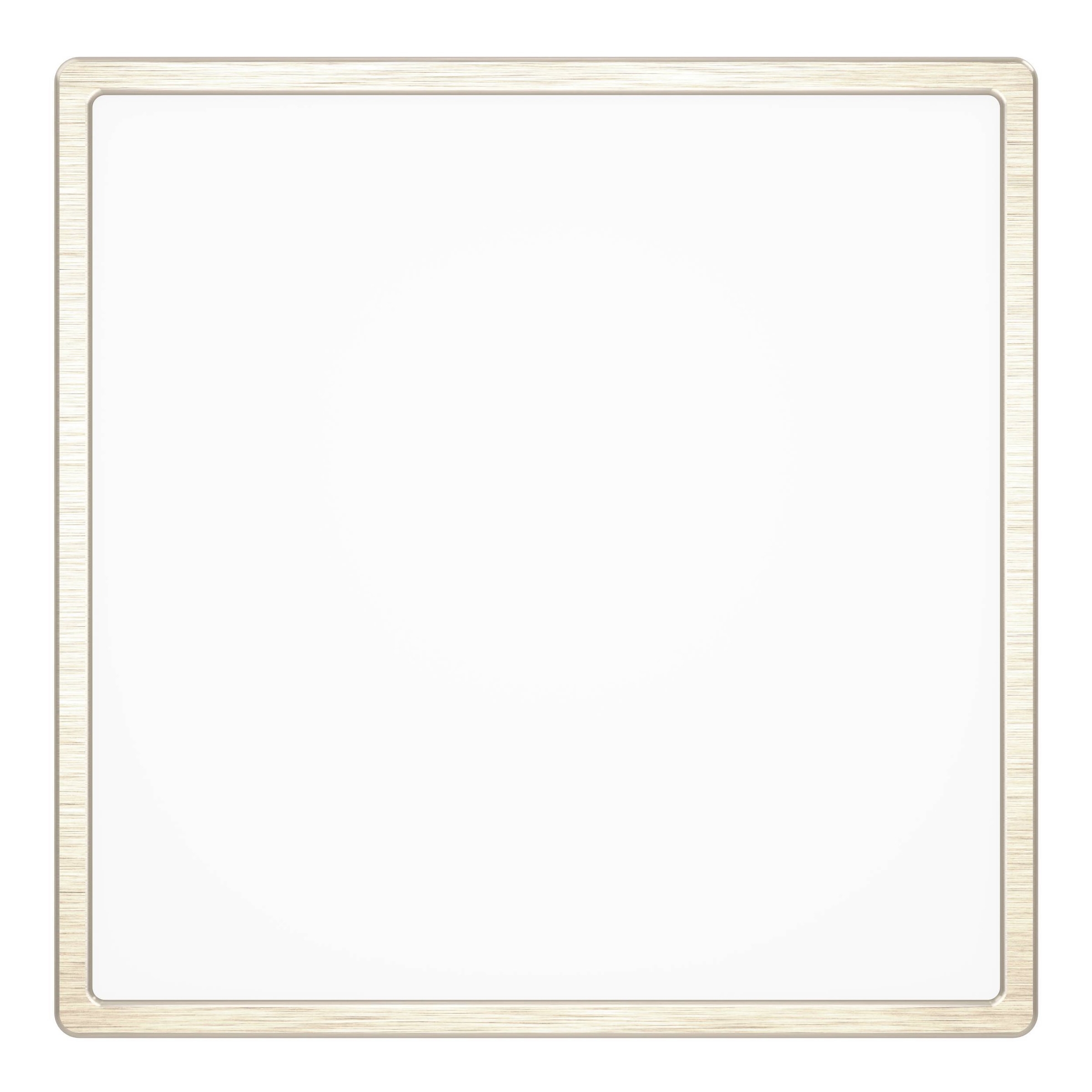 EGLO Aufbauleuchte »Fueva 6 Aufbaulampe, Metall und Kunststoff, silber, weiß, Deckenlampe« LED-Modul 1 Stk. Kaltweiß | Neutralweiß | Warmweiß Aufbauleuchte - L39 x B39 x H2,5 cm - nickel-matt - 17,5W inkl.