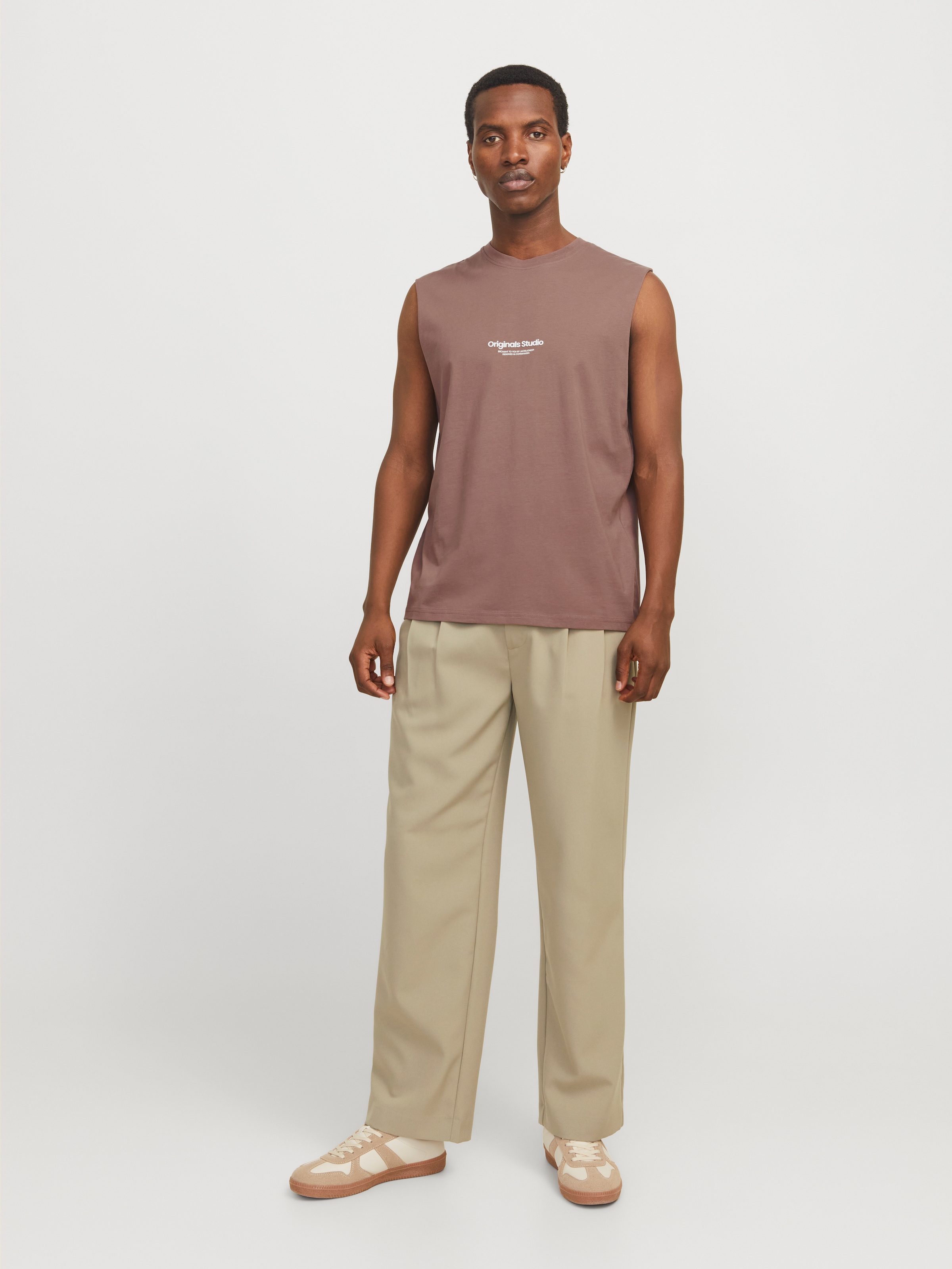 Jack & Jones Kurzarmshirt »JORVESTERBRO SLEEVELESS TEE SN«
