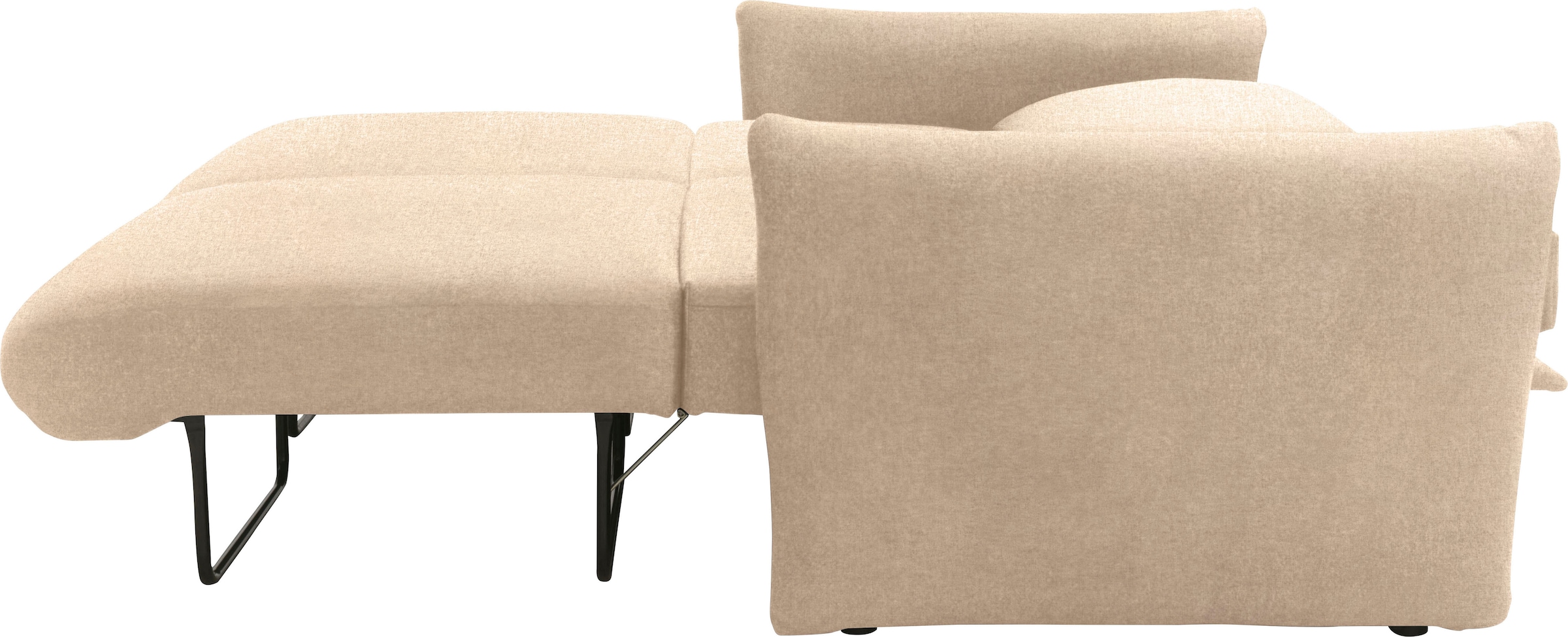 DOMO collection Schlafsofa »700023 Schlaffunktion, Federkern, 2-Sitzer, stabile Liegefläche«, Sitzflächen einzeln ausklappbar zum Schlafen, Relaxen und Entspannen
