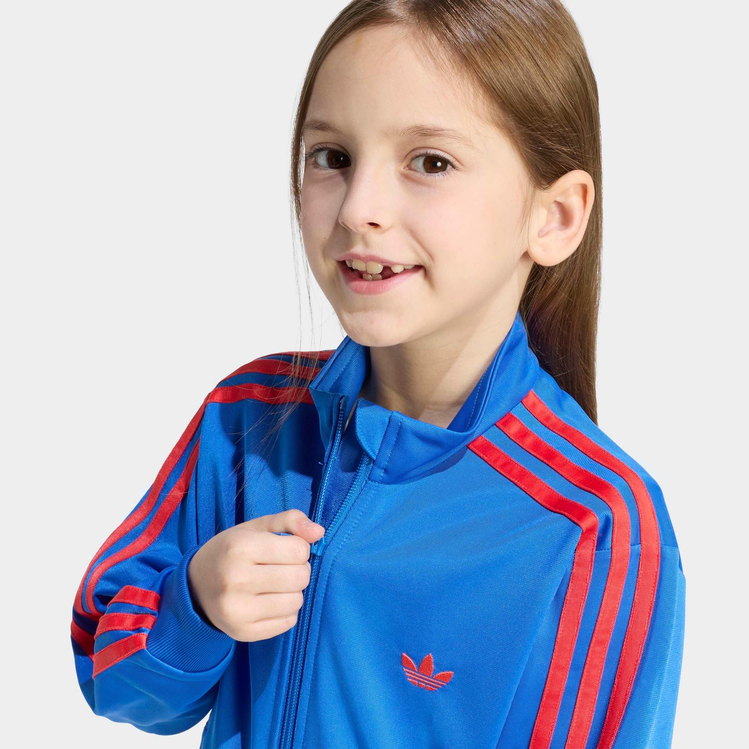 adidas Originals Trainingsanzug »FIREBIRD« 2 tlg. für Kinder, zweiteiliges Set, aus Polyester