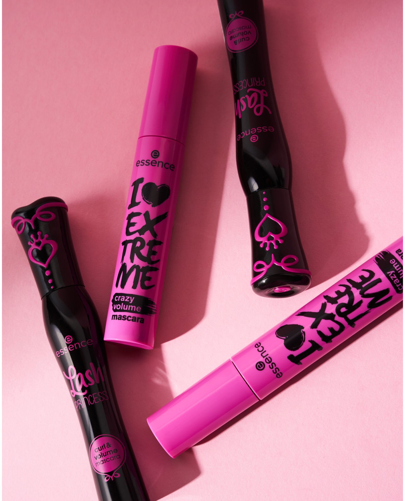 Essence Mascara »Lash PRINCESS curl & volume mascara«, (Set, 3 tlg.), mit einzigartigem Design