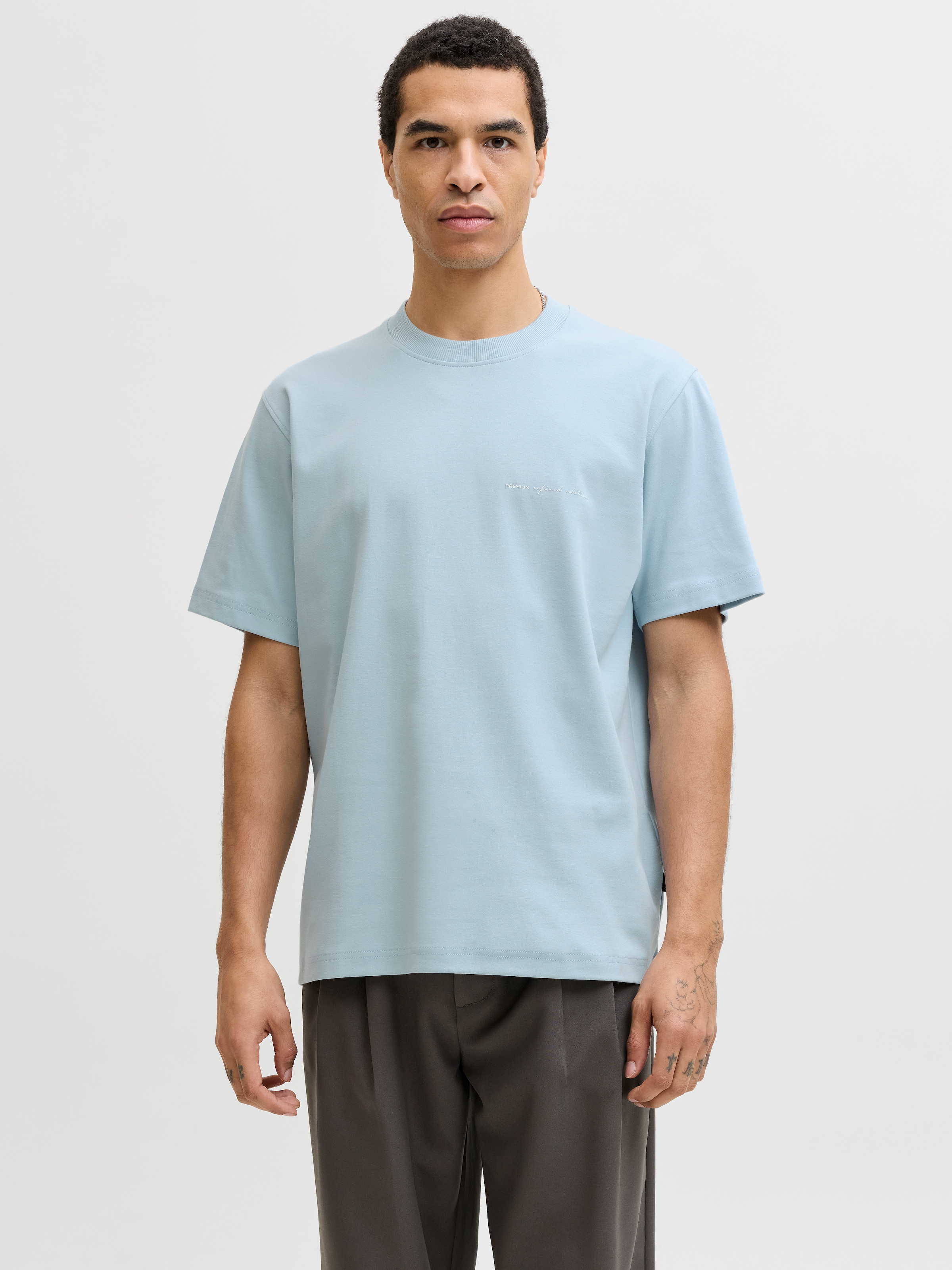 Jack & Jones T-Shirt »JPRBLAOWEN SS BRANDING TEE SN« Baumwollmischung, relaxed fit