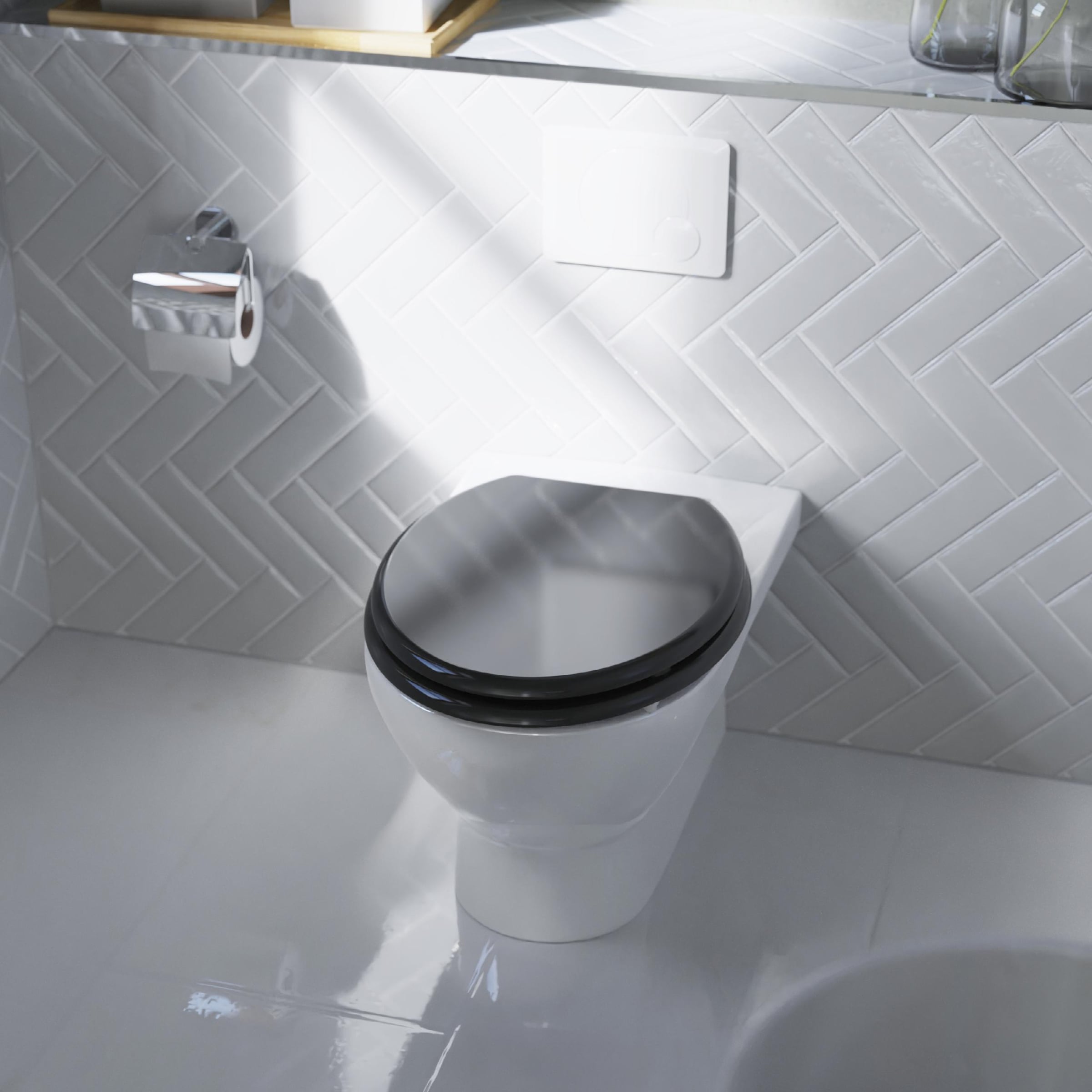 Schütte WC-Sitz »SPIRIT«, mit Absenkautomatik und MDF-Holzkern