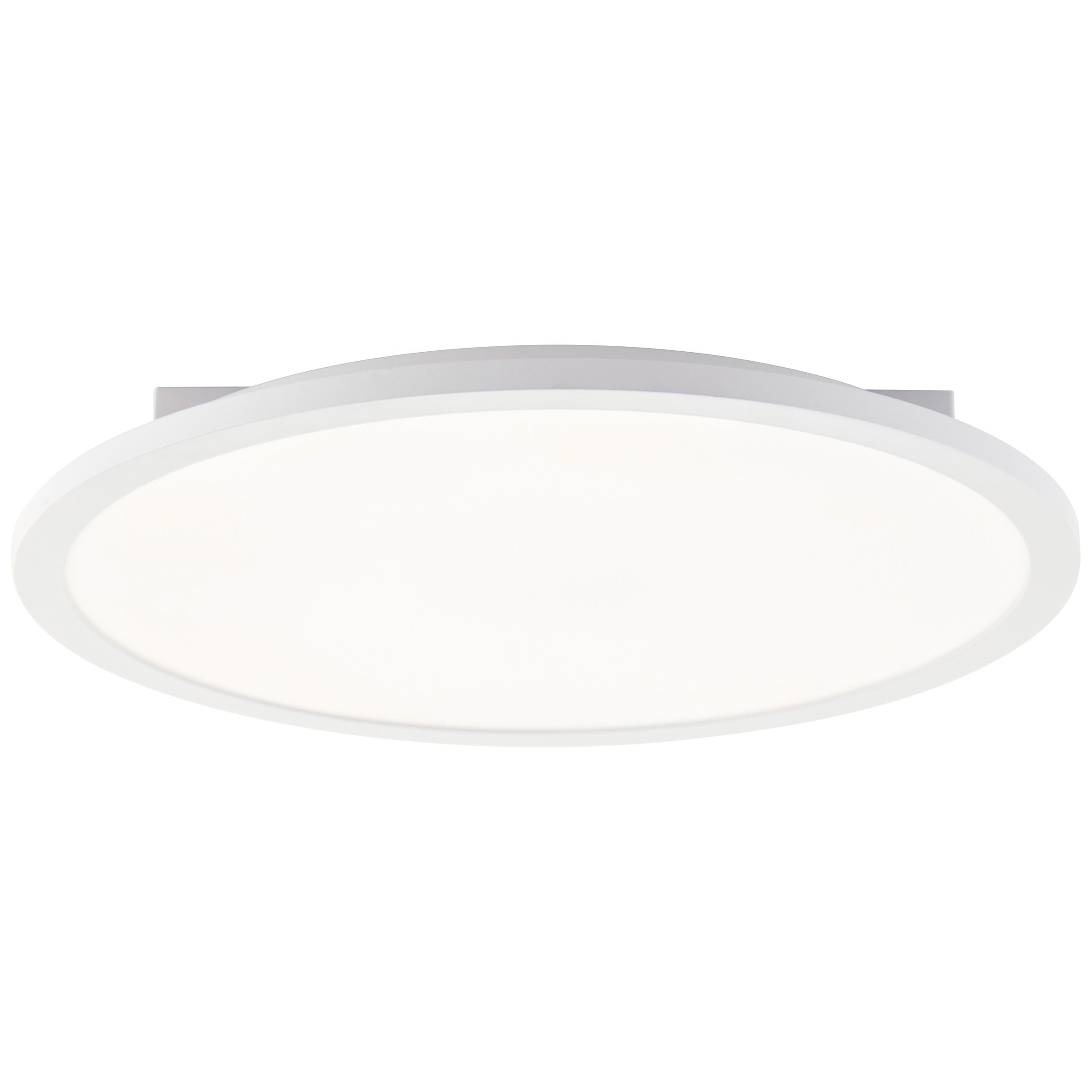 Brilliant LED Deckenleuchte »Briston«, Ø 42 cm, 1800 lm, 3000-6500 K, dimmbar, Fernbedienung, Aluminium, weiß