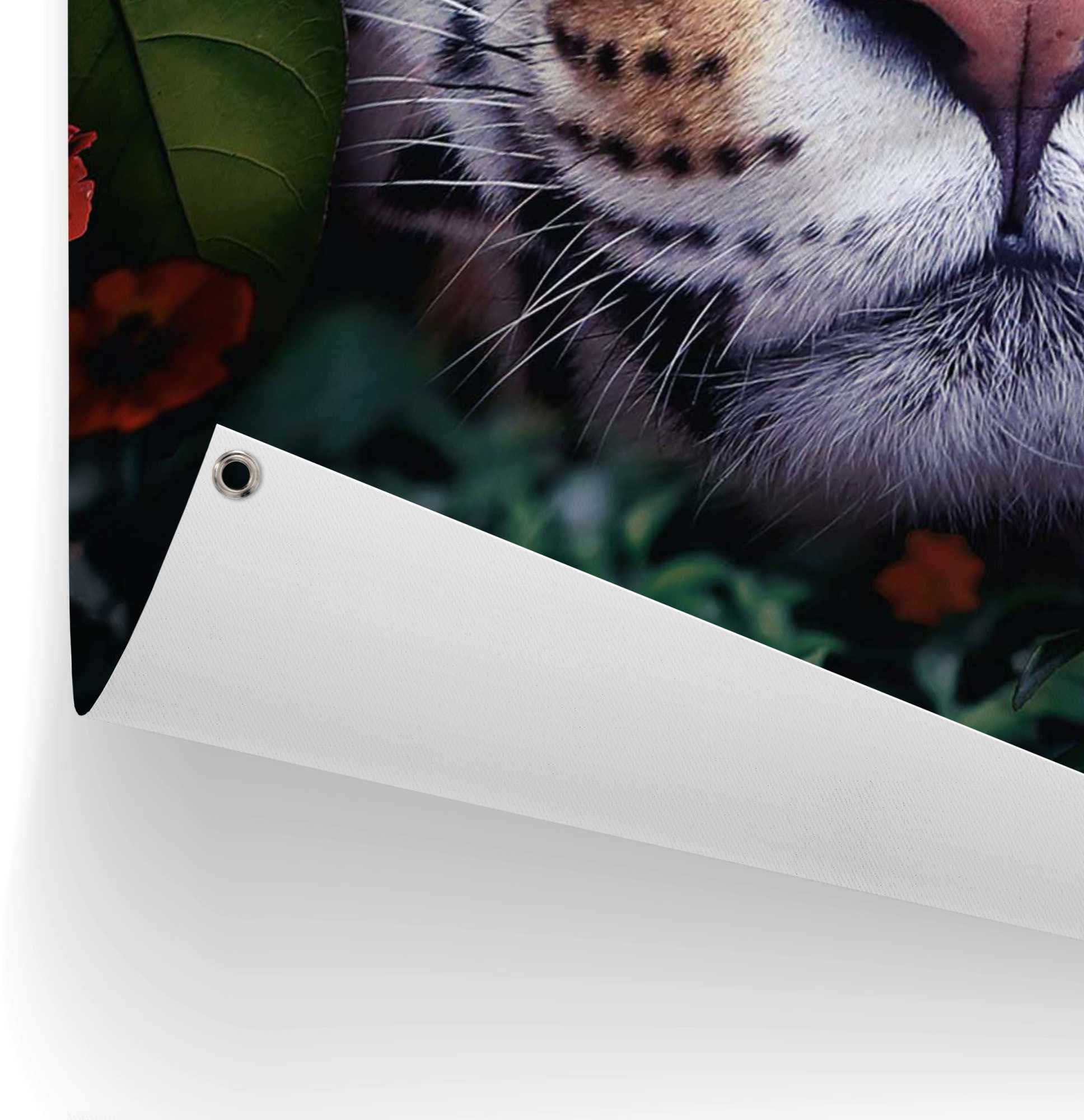 und OTTO bei kaufen wasserfestes »Leopard«, den Außeneinsatz für Gartenposter Poster leichtes Reinders!