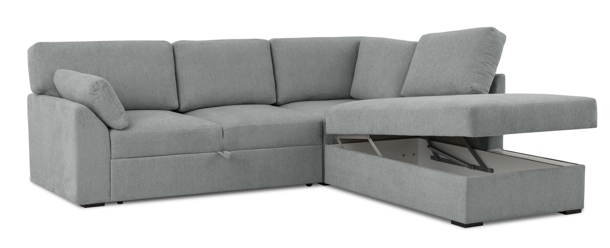 Home affaire Ecksofa »Citry«, Breite 242 cm, Chenille, Bettfunktion, Bettkasten, L-Form