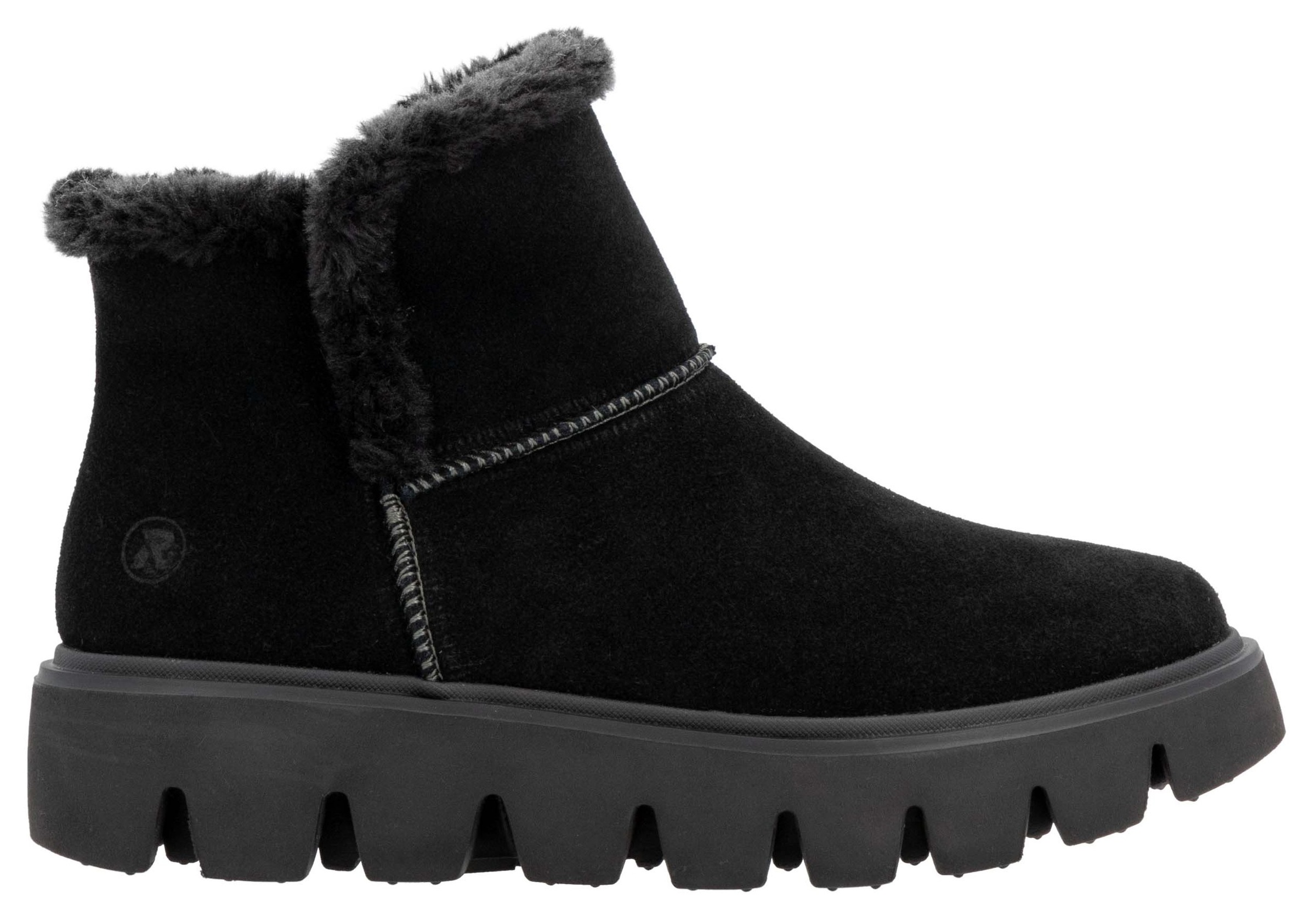 Rieker EVOLUTION Winterboots, Plateaustiefel, Schlupfschuh mit Innenreißverschluss