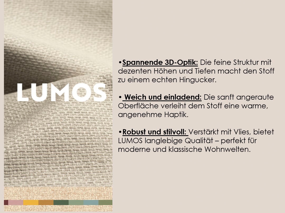 TRENDMANUFAKTUR Wohnlandschaft »Amazing, wahlw. mit Schlaffunktion & Bettkasten, Fuß Buche lackiert« Sofa in U-Form, in Cord oder Struktur, Breite 305 cm
