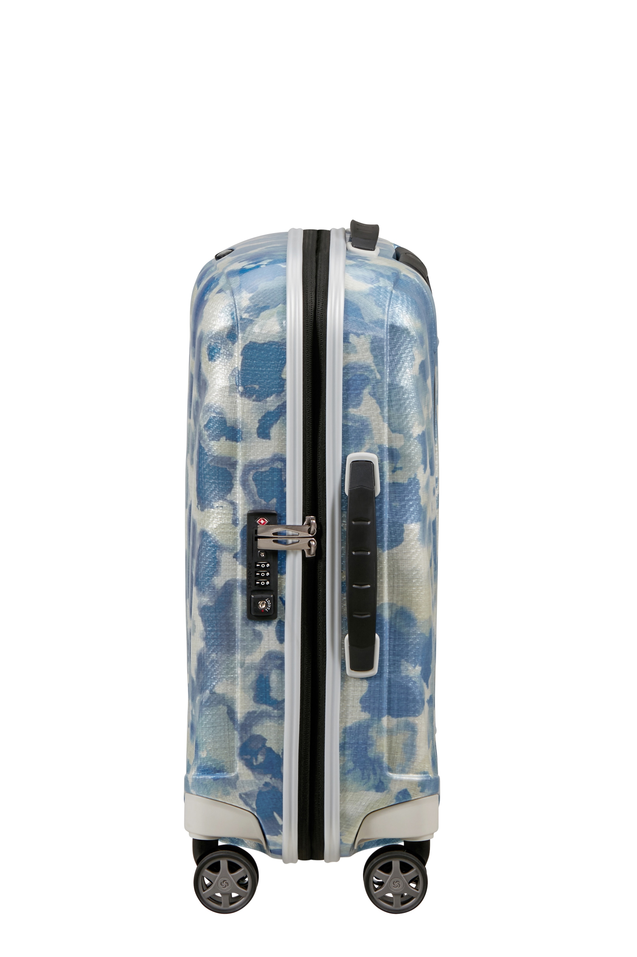 Samsonite Hartschalen-Trolley »SPINNER« 36 l Farbedition "Drifted Clouds", Curv-Material, mind. 95% recyceltes PET