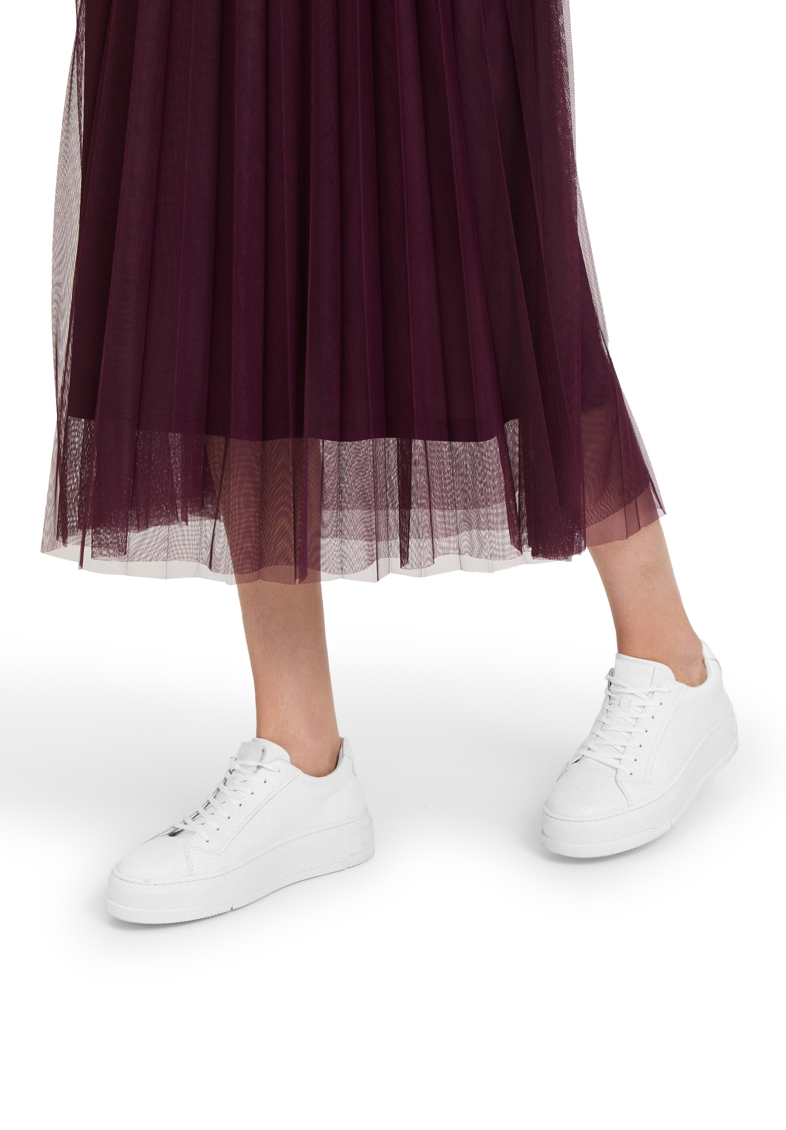 Betty&Co Midirock »Midirock mit Plissee«