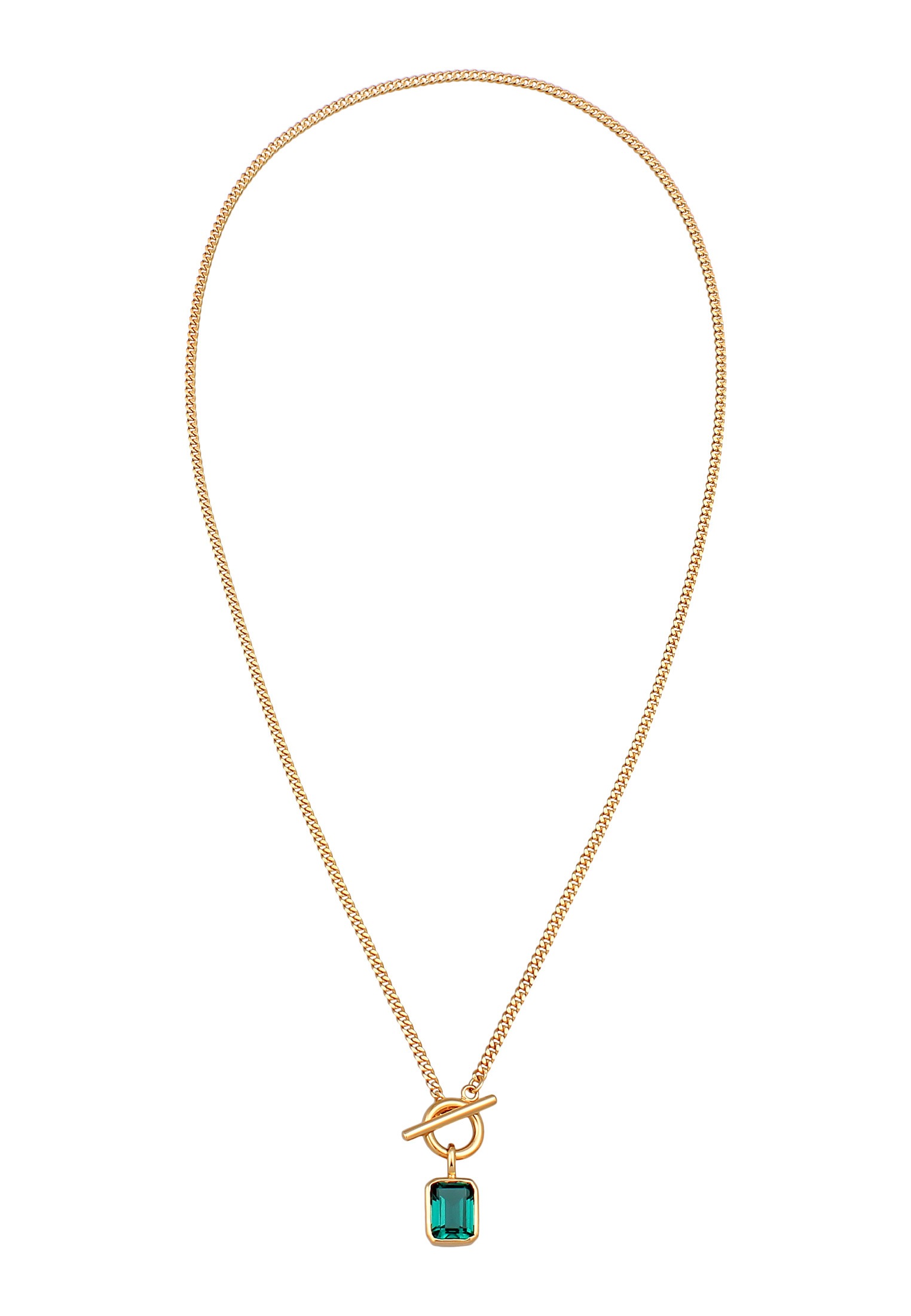 Elli Silberkette »Halskette Quartz Klassik T-Bone 925 Silber«