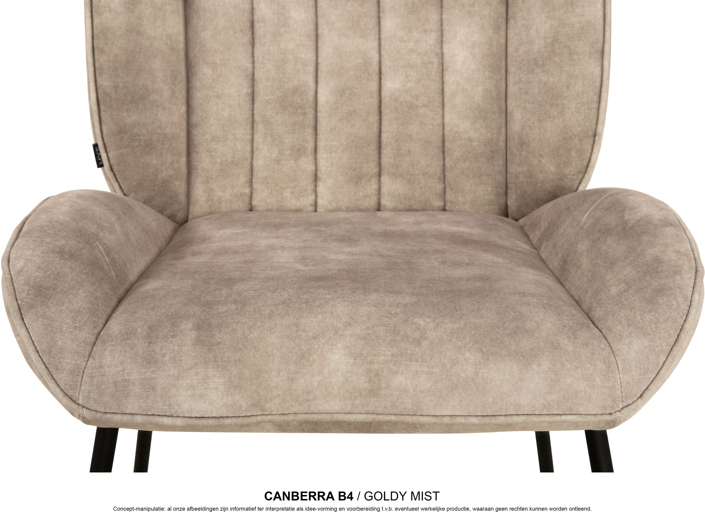 OMG Design Esszimmerstuhl »Canberra« (Set) 1 Stk.Esszimmerstuhl, pflegeleichter Samtvelour Bezug